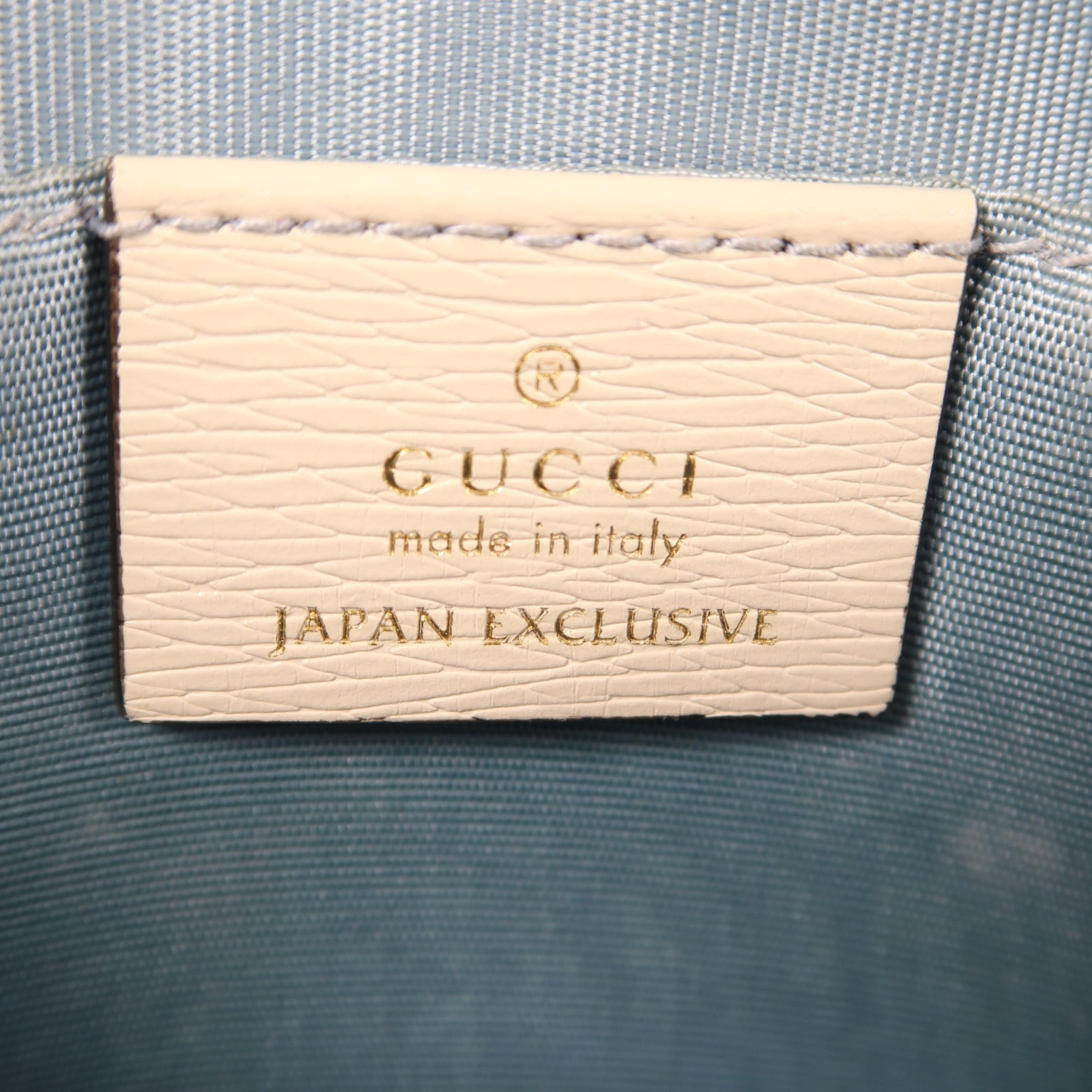 GUCCI 【激減優惠】塗層帆布Shoulder Bag金扣肩背袋綠色/米色