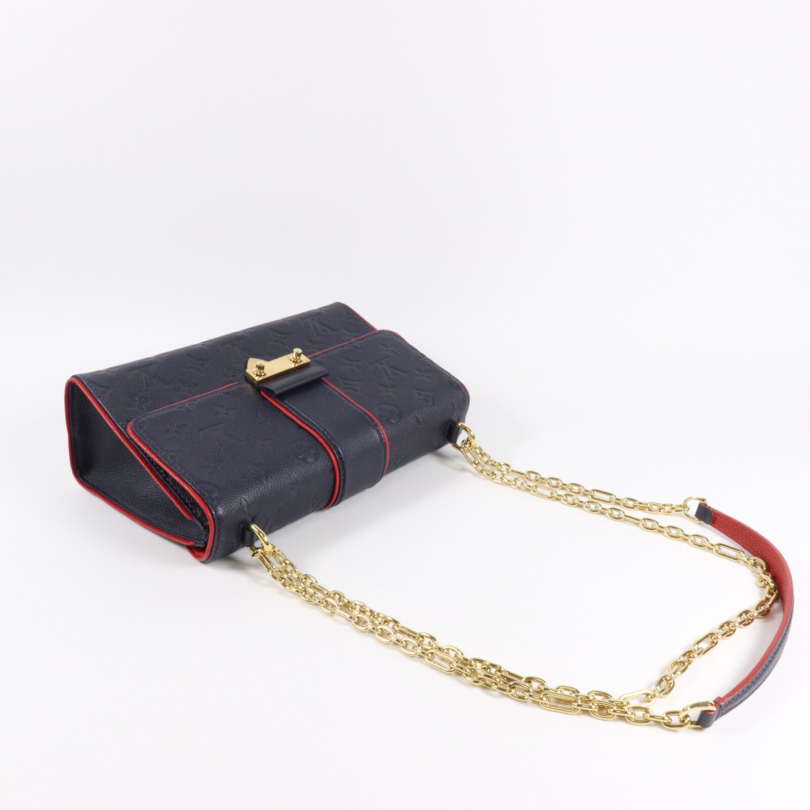 LOUIS VUITTON Monogram Empreinte Saint Sulpice PM鏈帶肩背袋