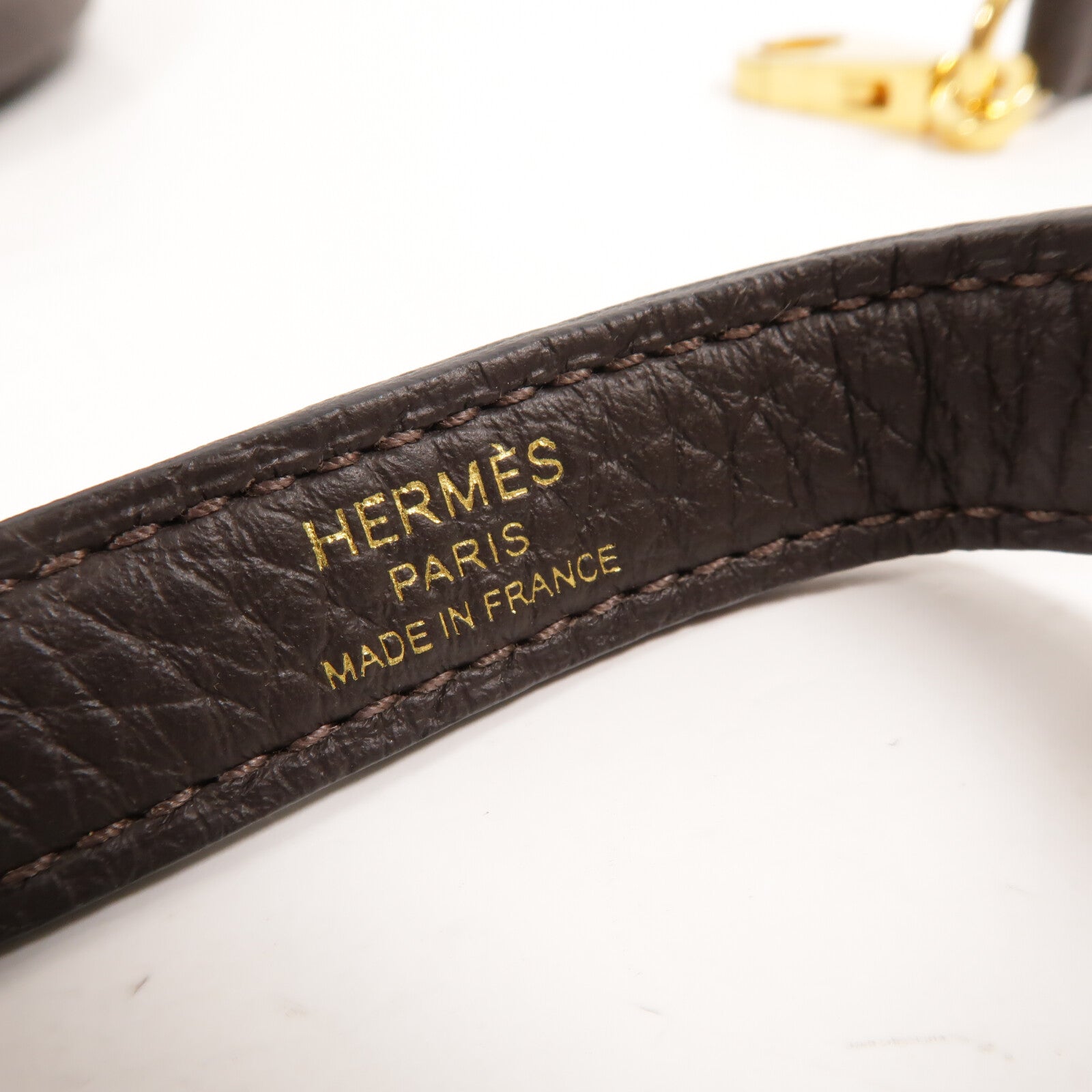 HERMES Togo皮革Kelly 28手挽肩背兩用袋Macassar