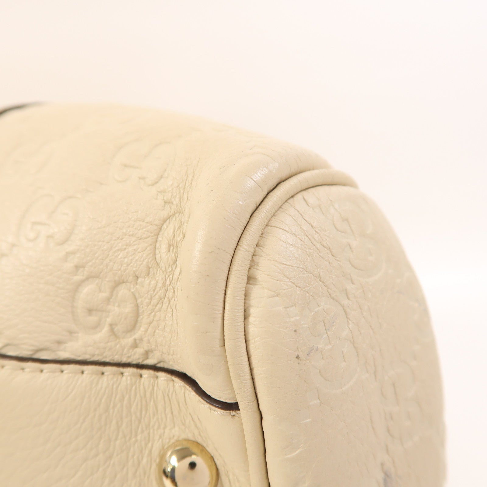 GUCCI 牛皮皮革Hand Bag金扣手挽袋
