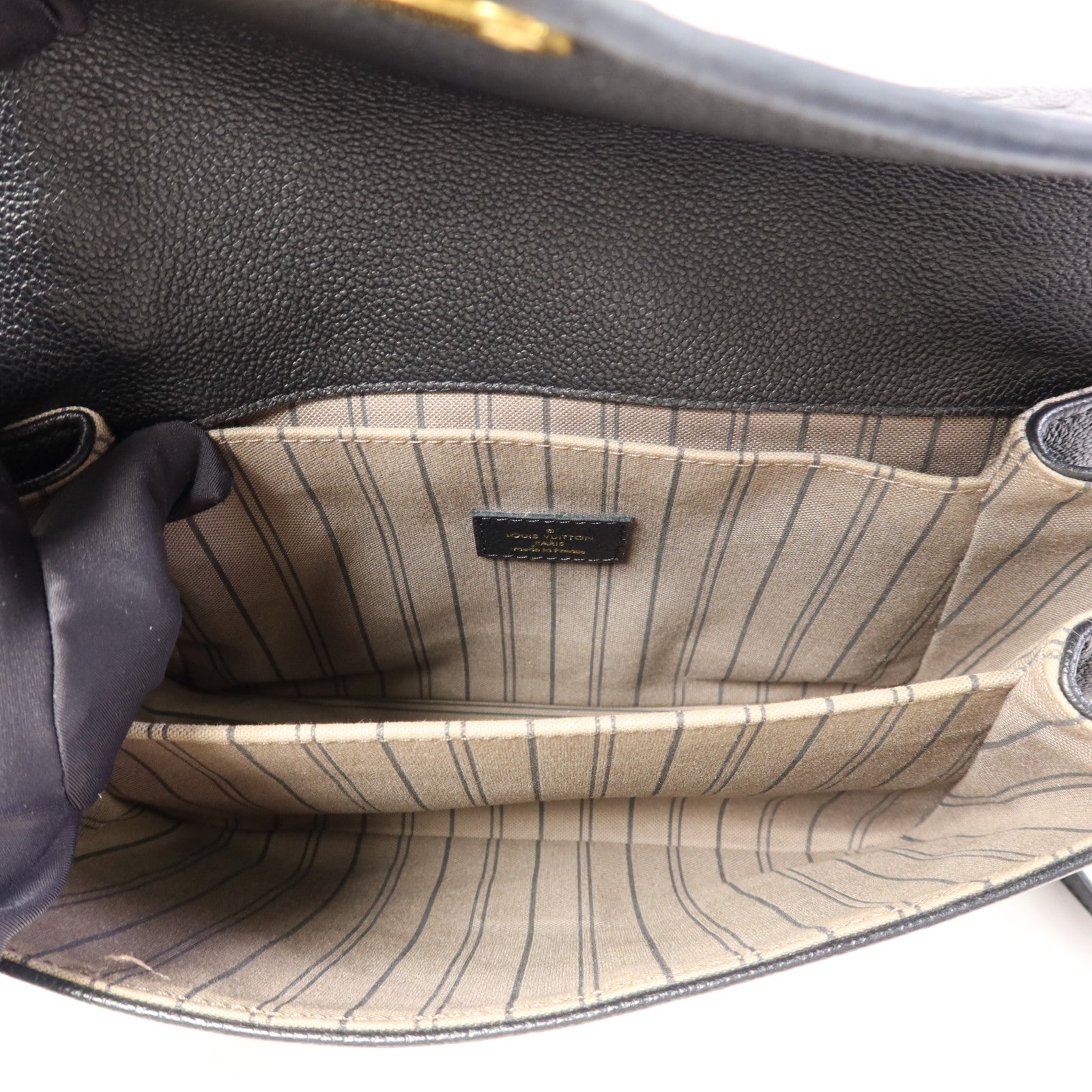 LOUIS VUITTON Monogram Empreinte Pochette Metis金扣手挽肩背兩用袋