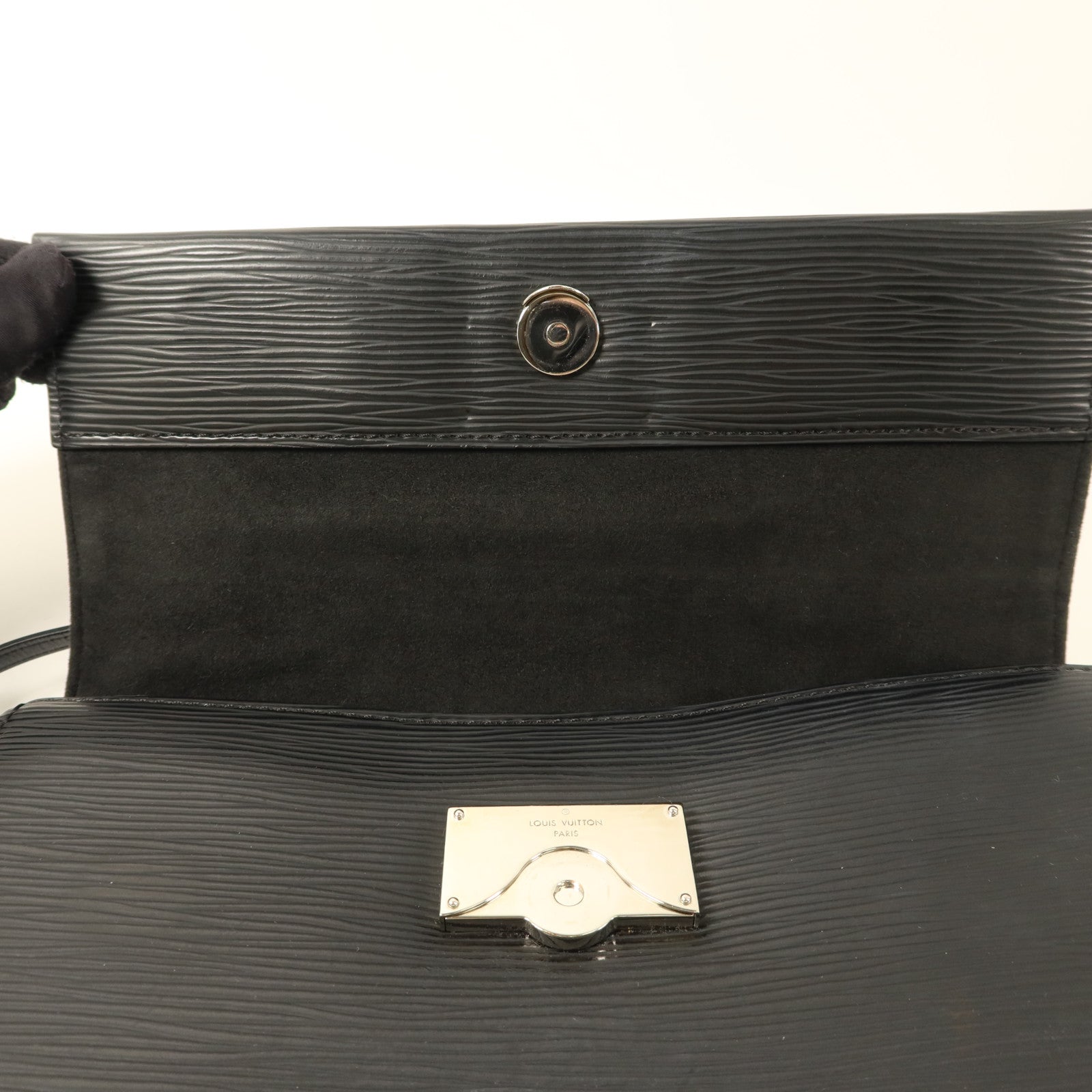 LOUIS VUITTON Epi Cluny BB銀扣手挽肩背兩用袋