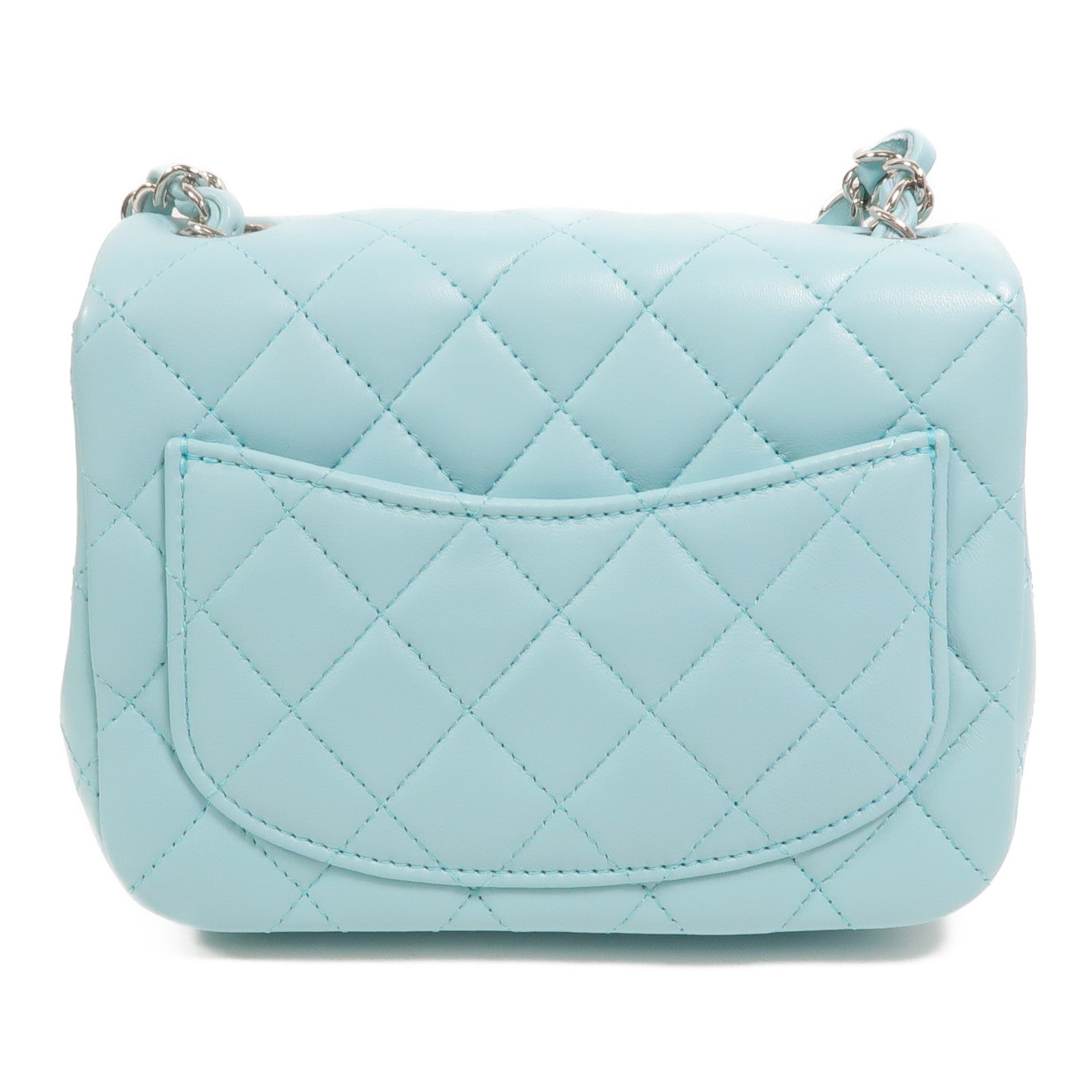 CHANEL 羊皮皮革Mini Classic 17鏈帶肩背袋