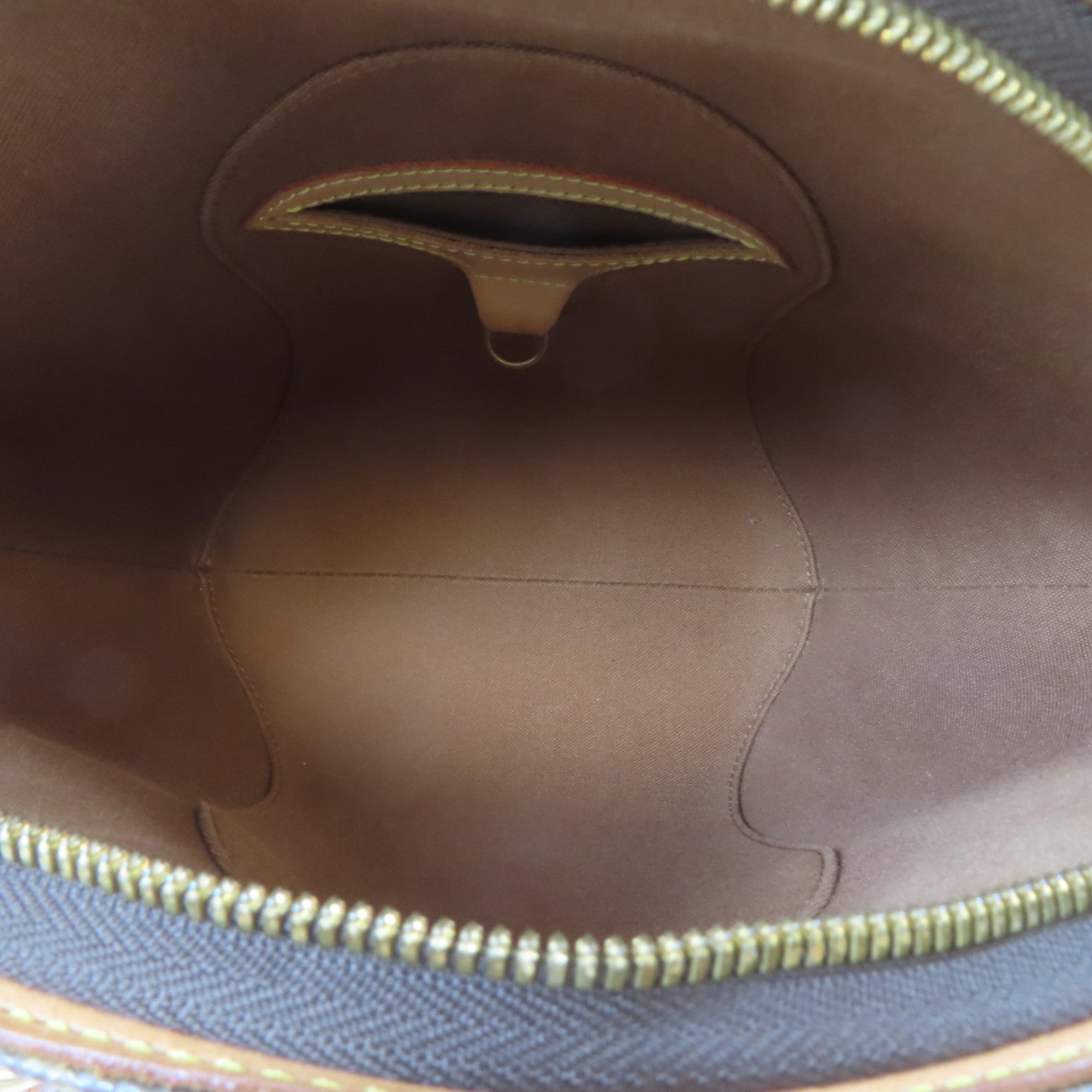 LOUIS VUITTON Monogram Ellipse PM金扣手挽袋啡色