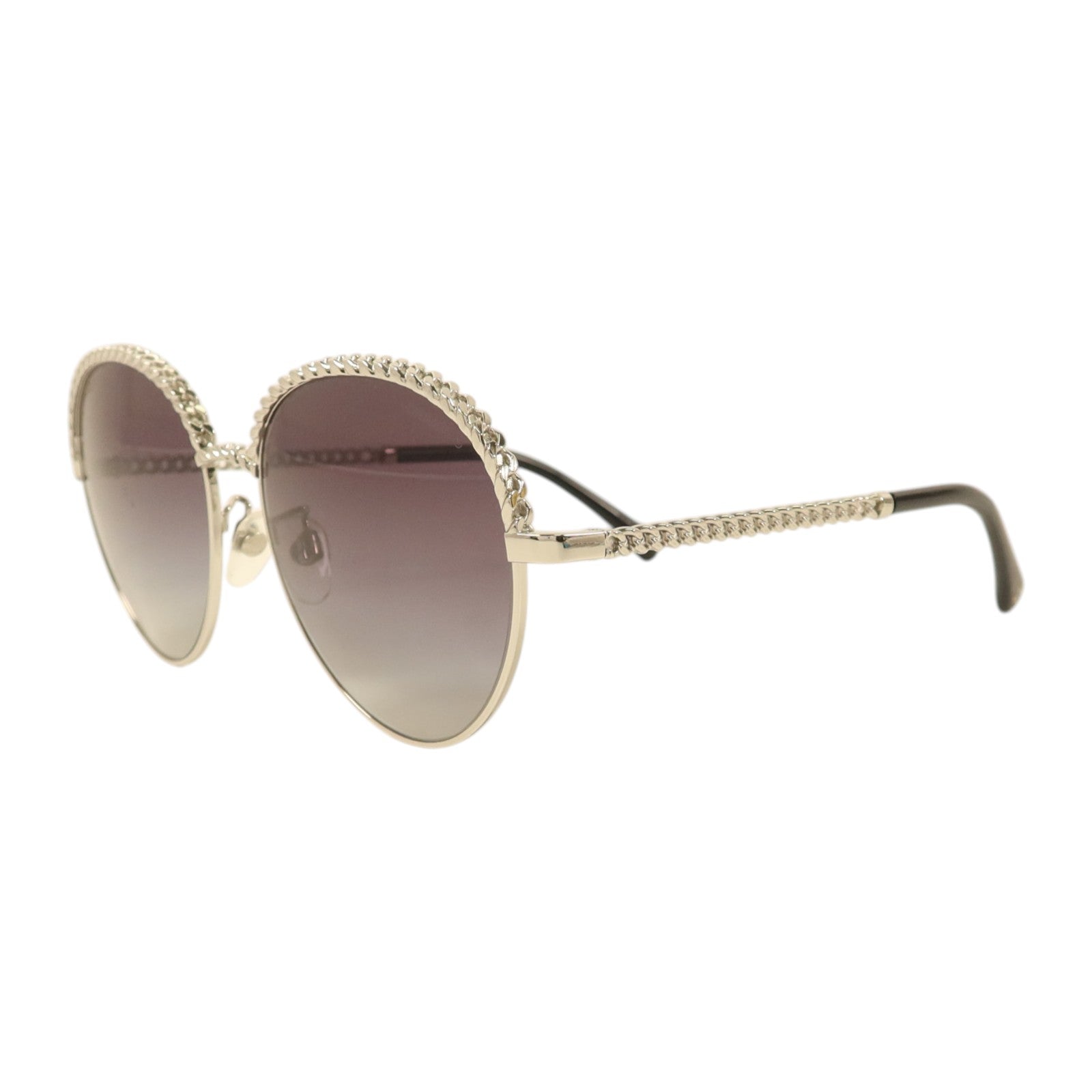 CHANEL 金屬/PVC Coco Mark Sunglasses太陽眼鏡
