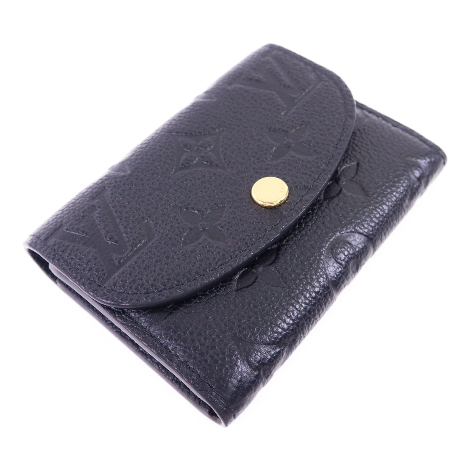 LOUIS VUITTON Monogram Empreinte Rosalie金扣零錢包