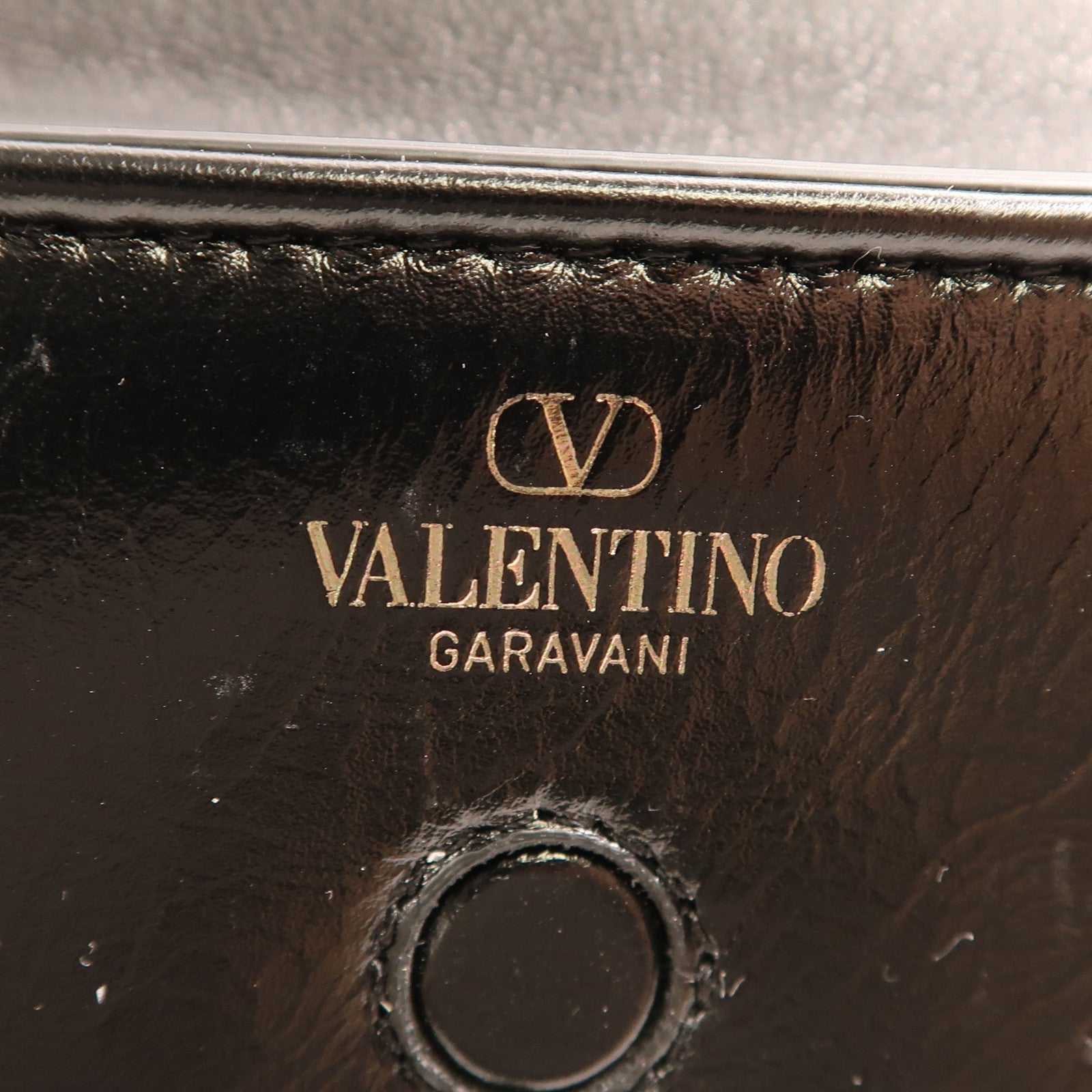 Valentino 牛皮皮革Small Vlogo Shoulder Bag肩背袋
