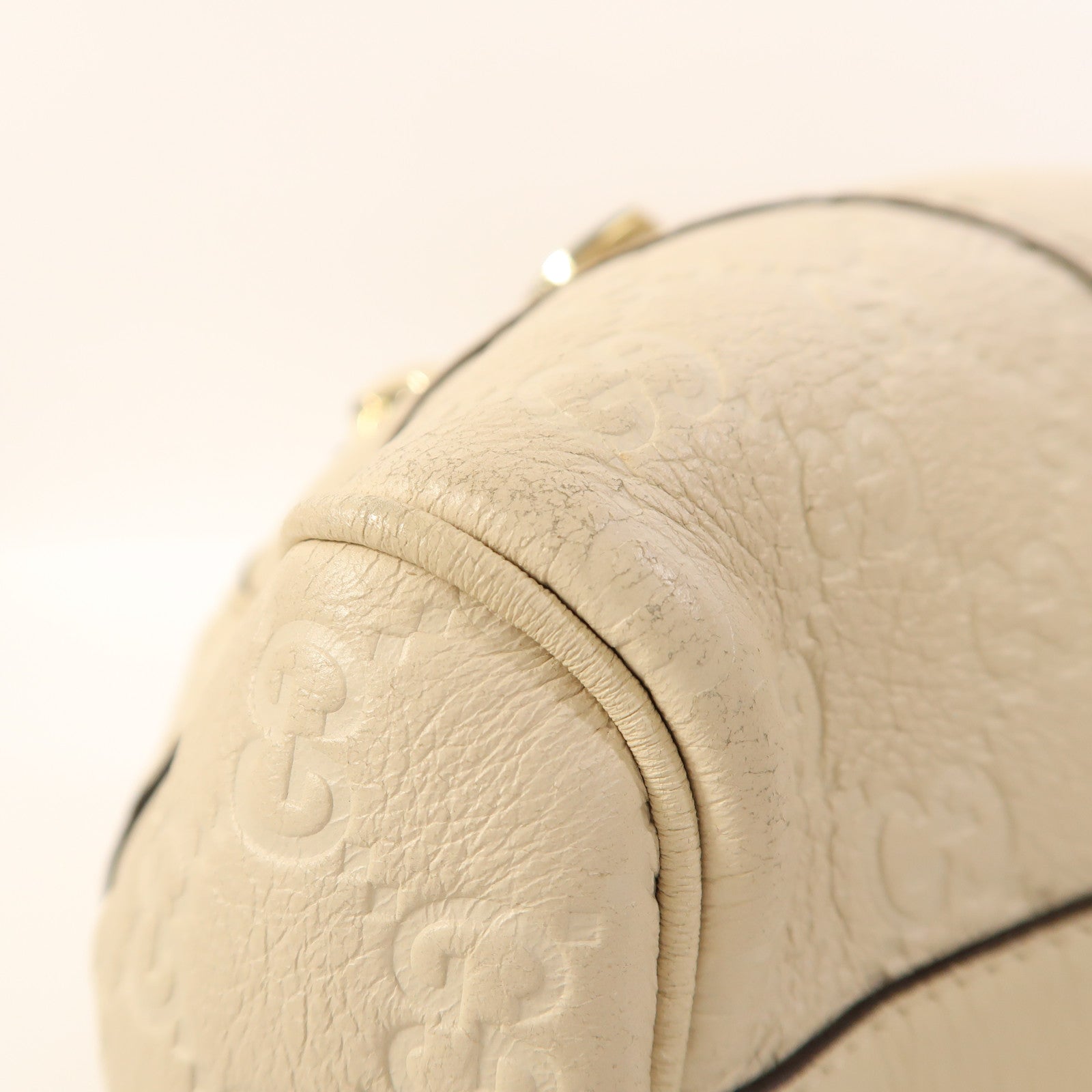 GUCCI 牛皮皮革Hand Bag金扣手挽袋