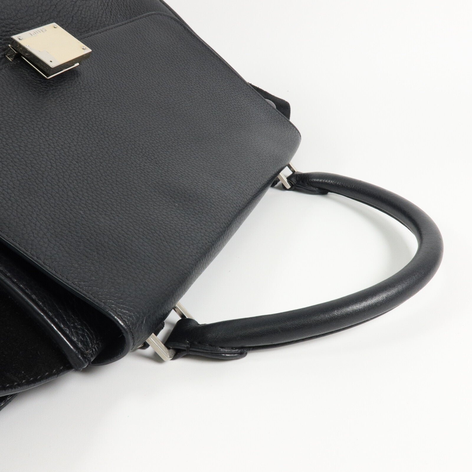 CELINE 牛皮皮革/麂皮皮革Small Trapeze手挽肩背兩用袋