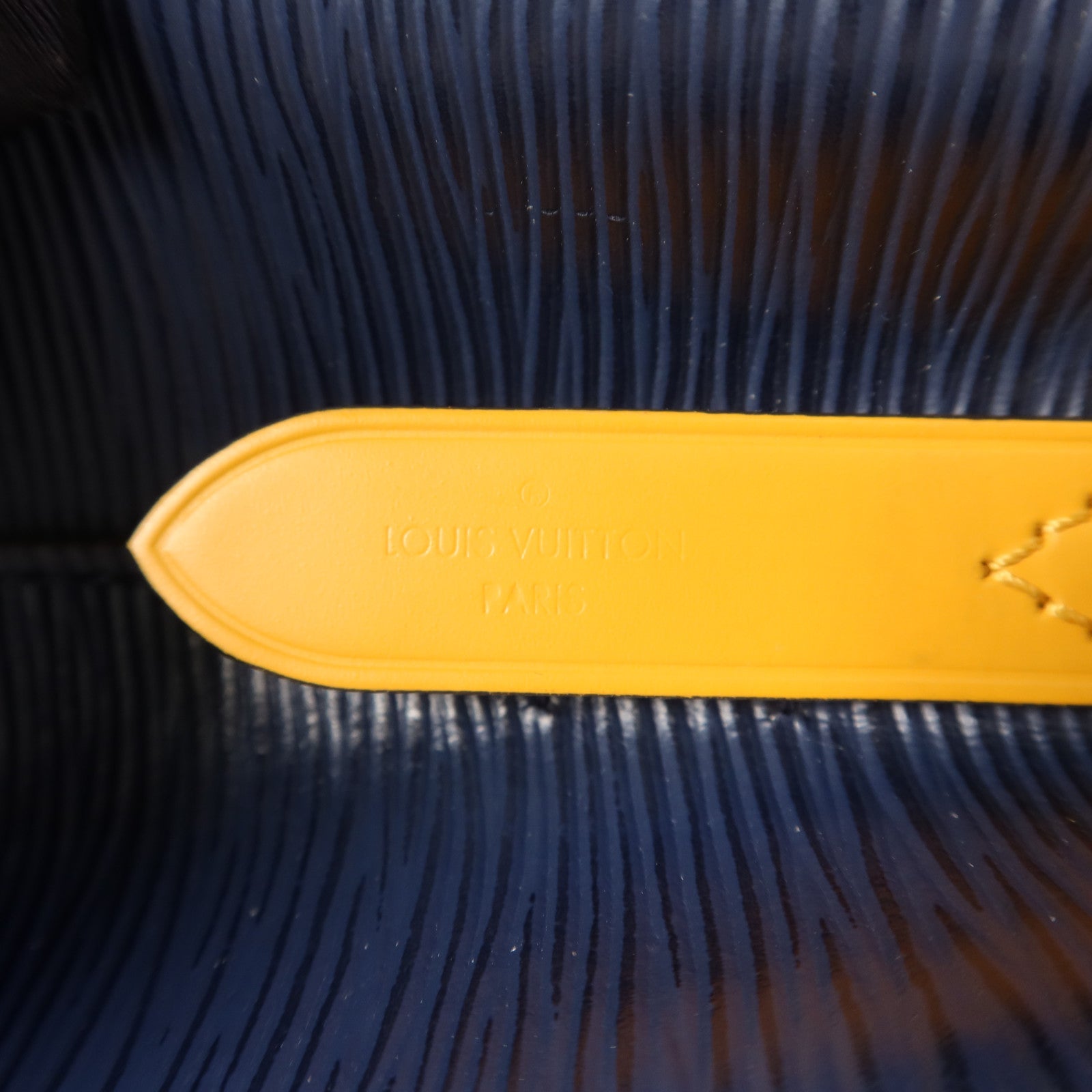 LOUIS VUITTON Epi Neo Noe BB銀扣手挽肩背兩用袋深藍色