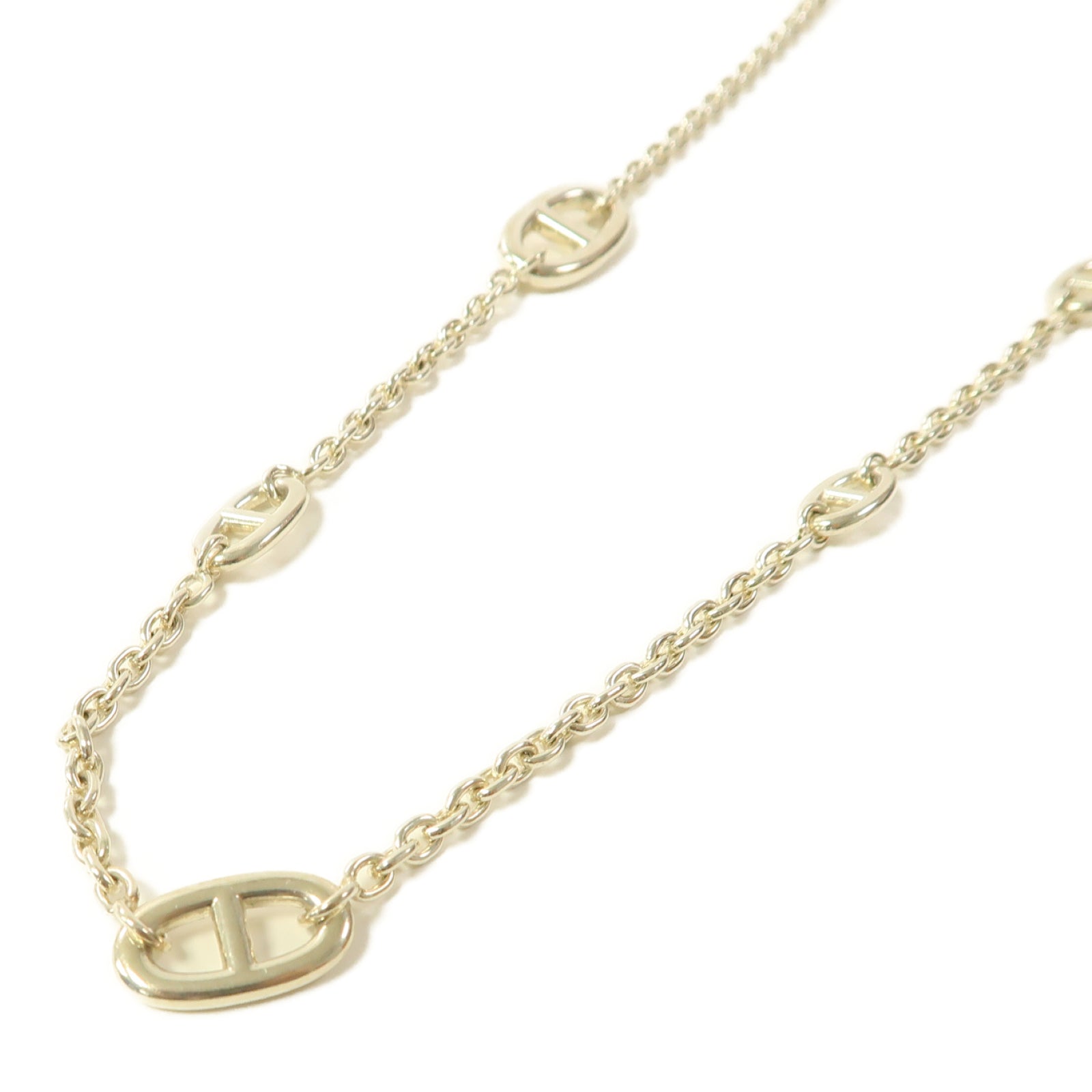 HERMES 925純銀Farandole Necklace項鏈銀色