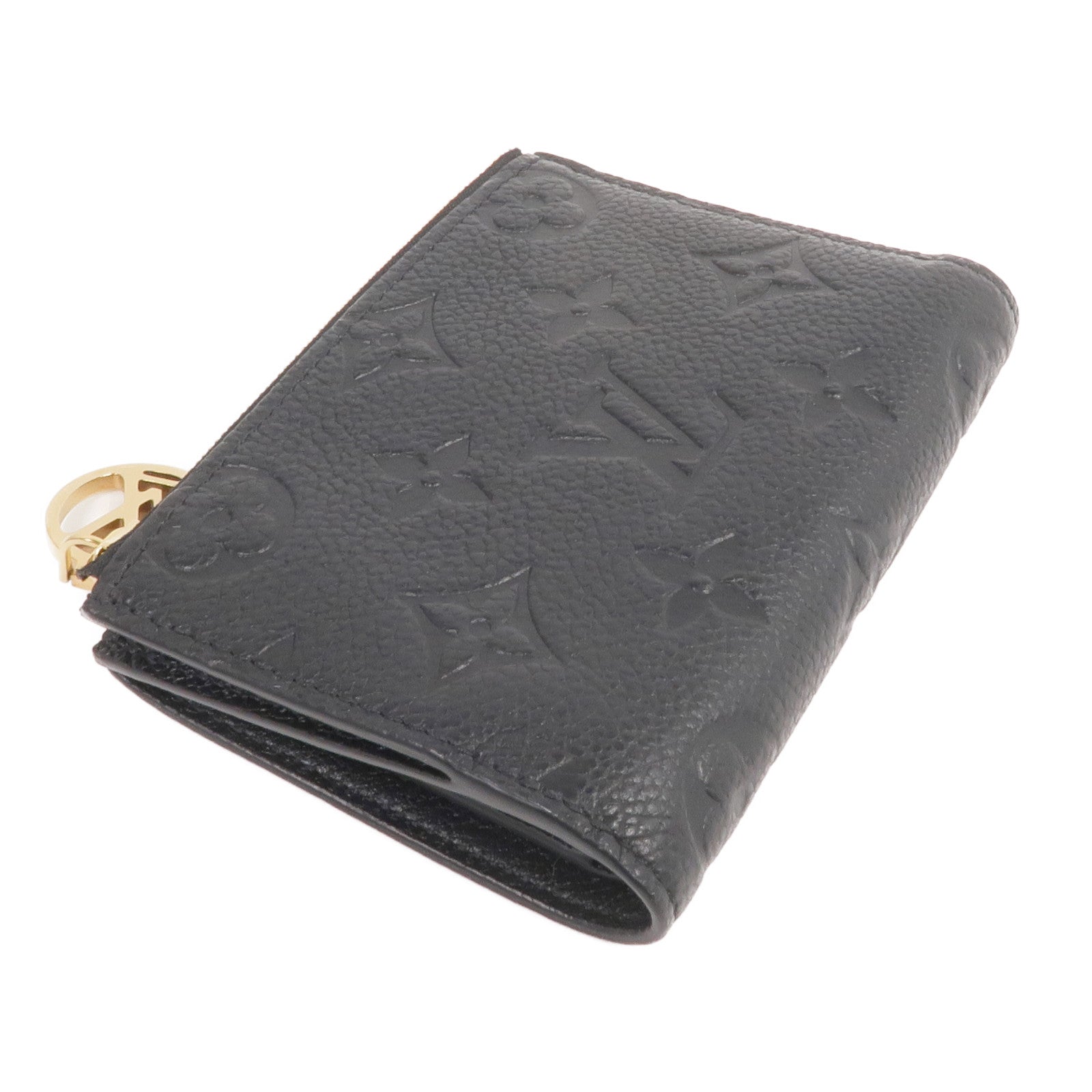 LOUIS VUITTON Monogram Empreinte Lisa Wallet金扣錢包
