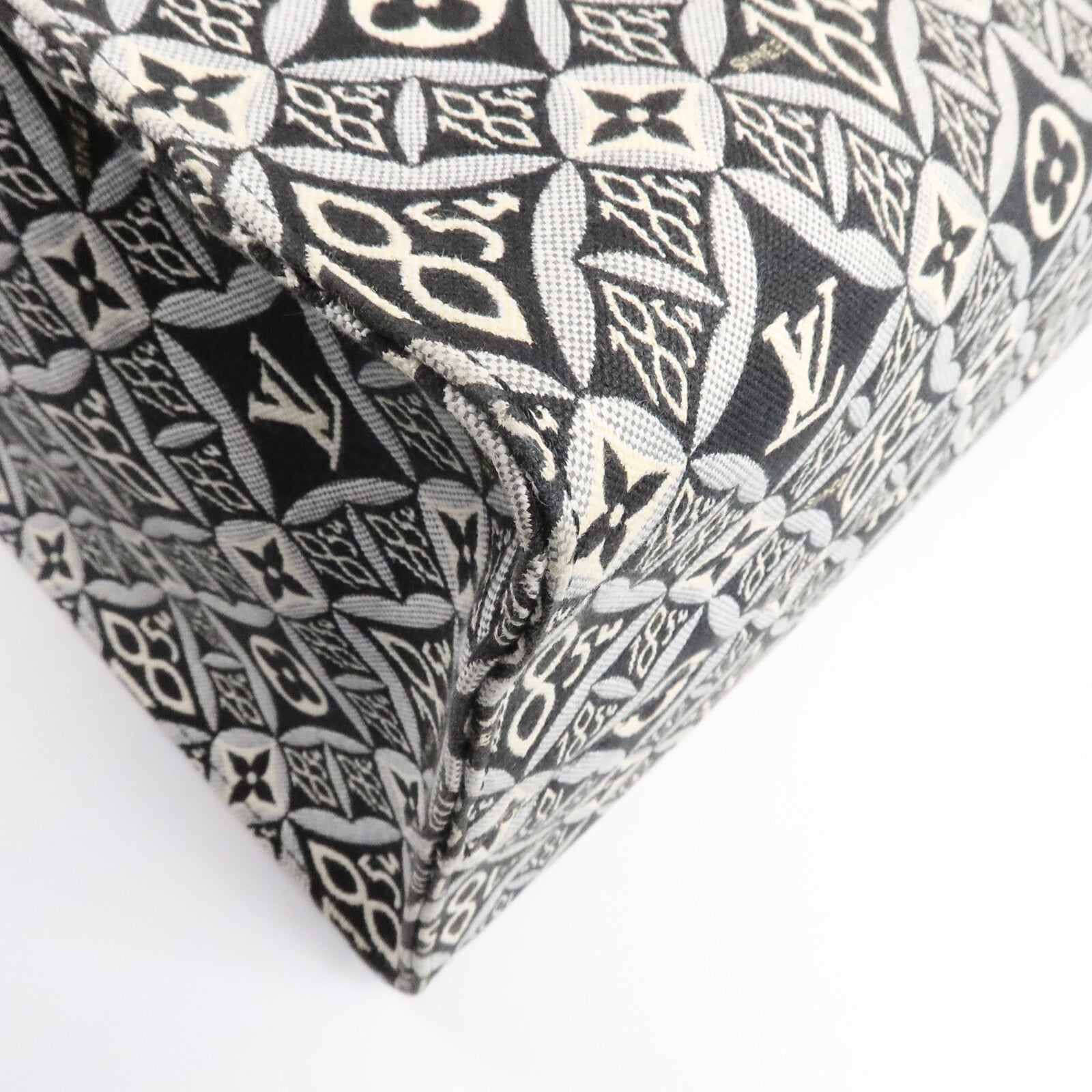 LOUIS VUITTON Monogram Jacquard Since 1854 OnTheGo GM手挽肩背兩用袋