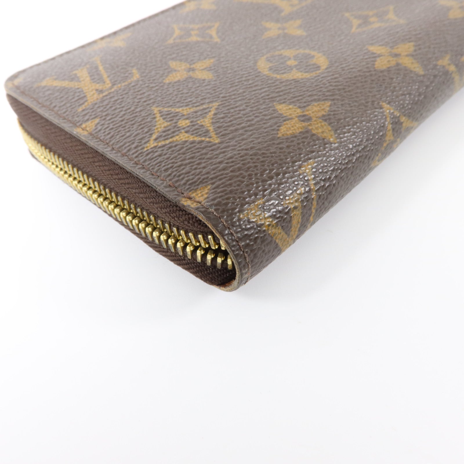 LOUIS VUITTON Monogram Zipper Long Wallet金扣長錢包