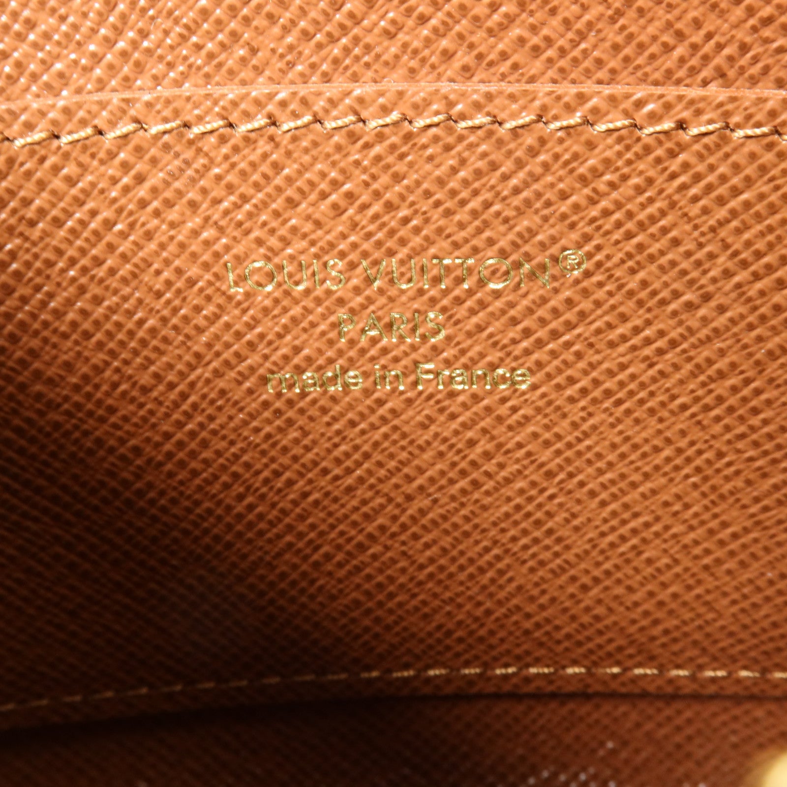 LOUIS VUITTON Monogram Key Pouch S金扣鎖匙套