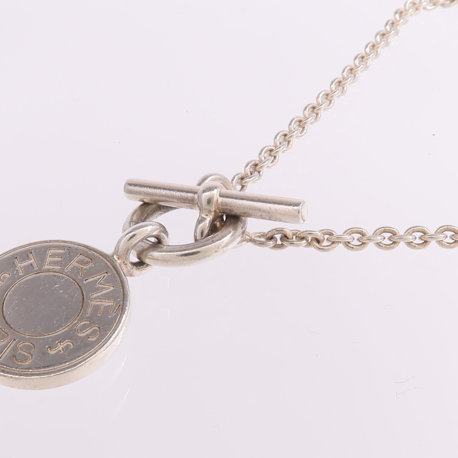 HERMES 925純銀Amulettes Ex-Libris Pendant項鍊
