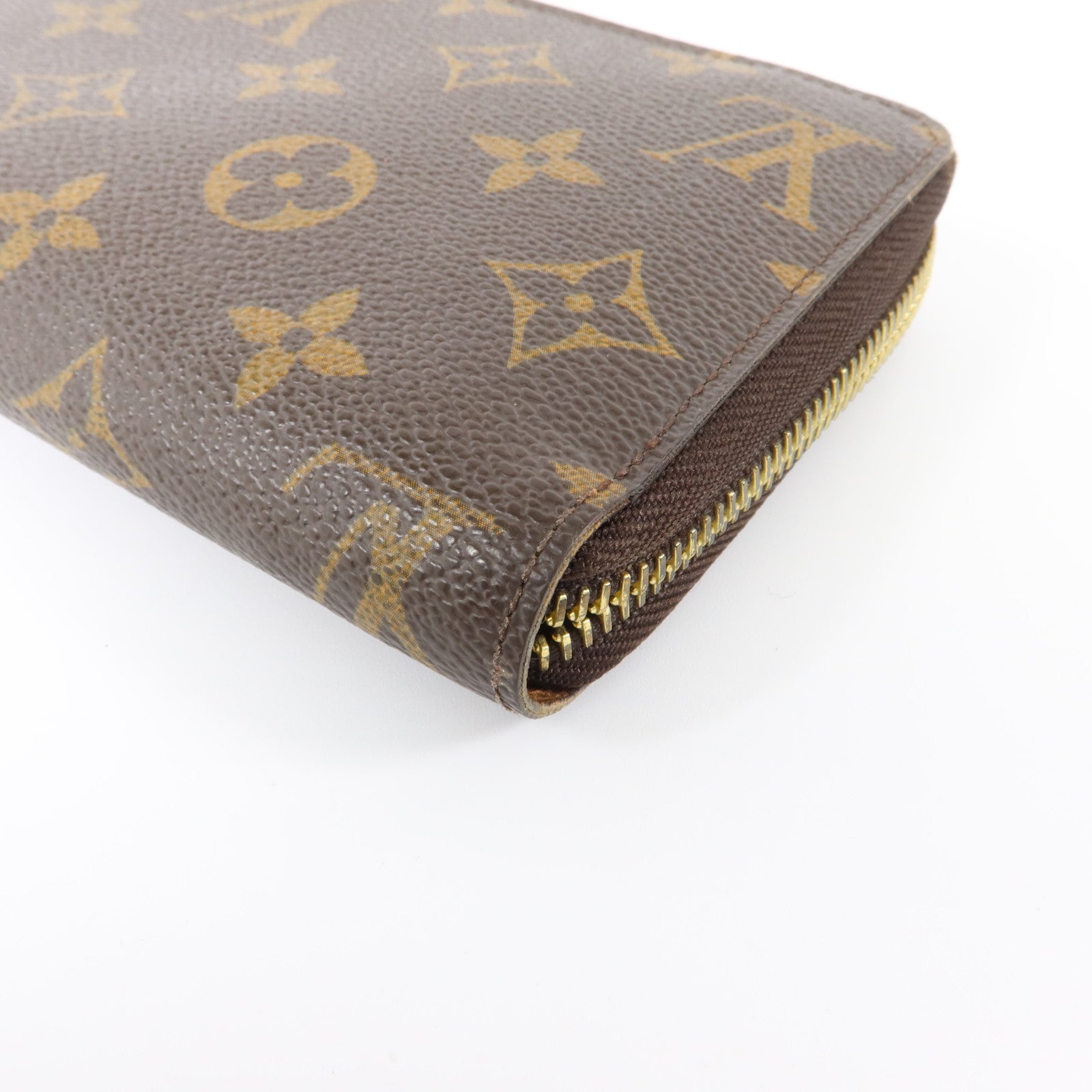 LOUIS VUITTON Monogram Zipper Long Wallet金扣長錢包