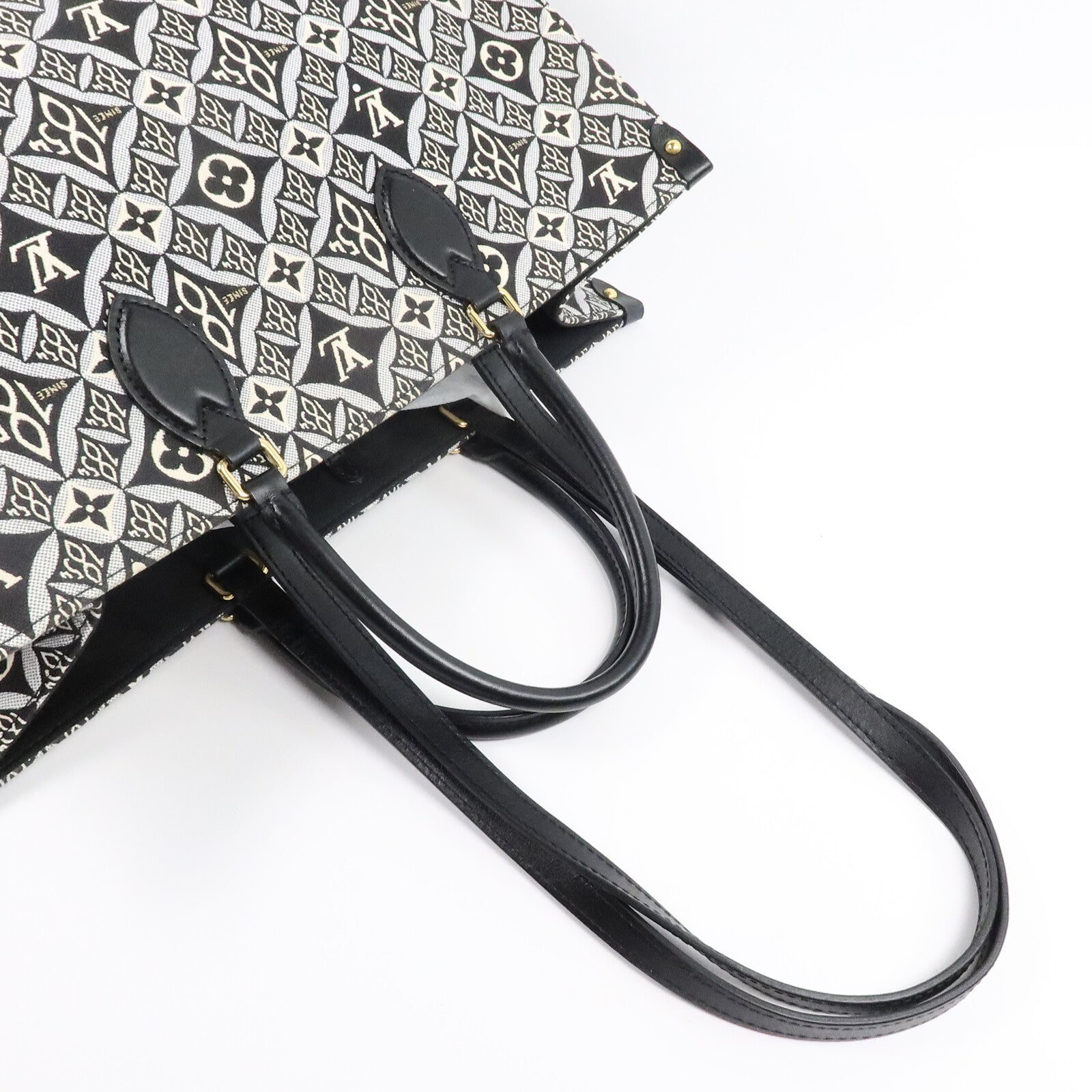 LOUIS VUITTON Monogram Jacquard Since 1854 OnTheGo GM手挽肩背兩用袋