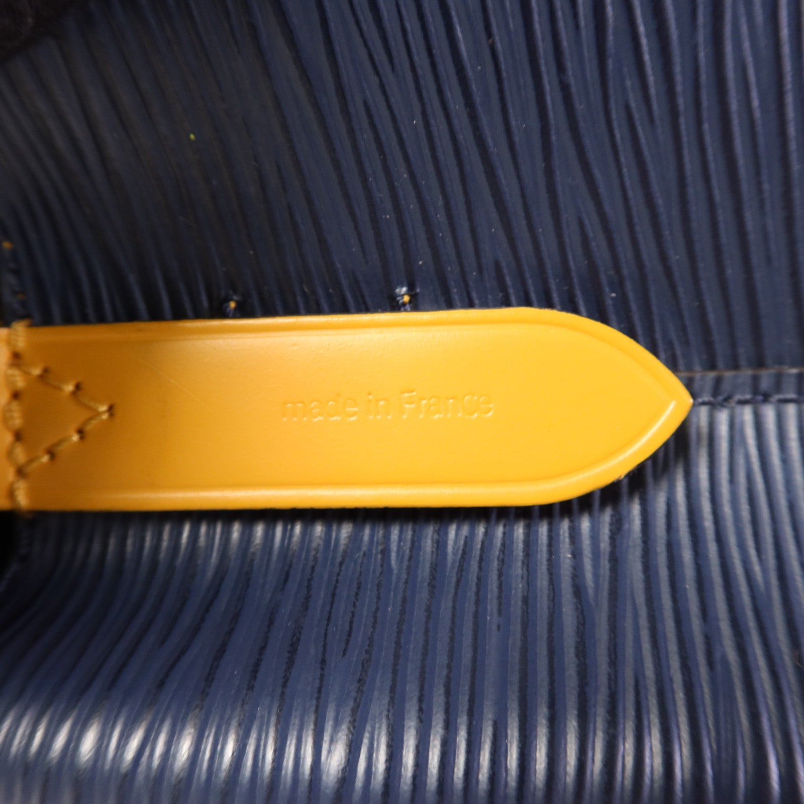 LOUIS VUITTON Epi Neo Noe BB銀扣手挽肩背兩用袋深藍色