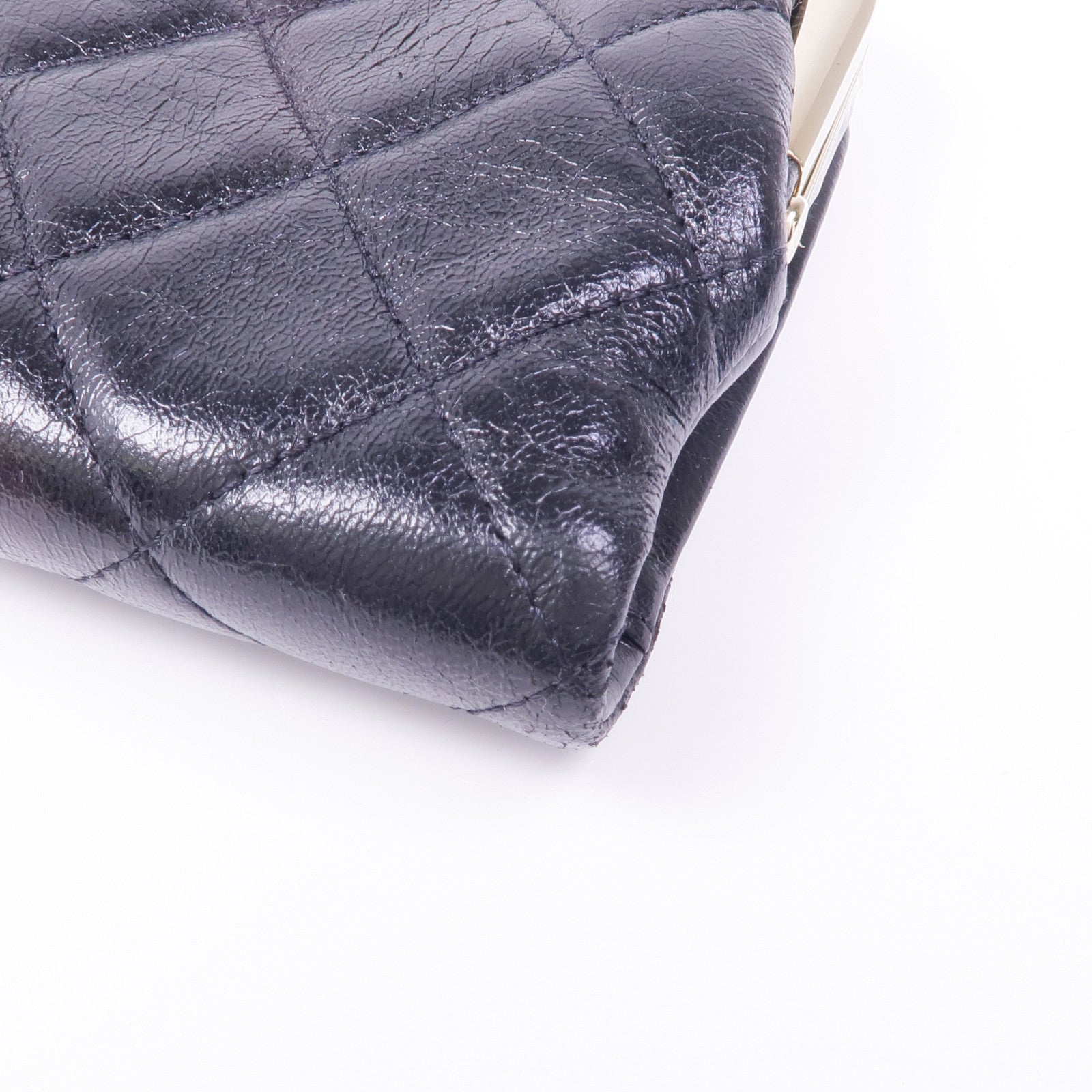 CHANEL 牛皮皮革Chain Shoulder金扣鏈帶肩背袋