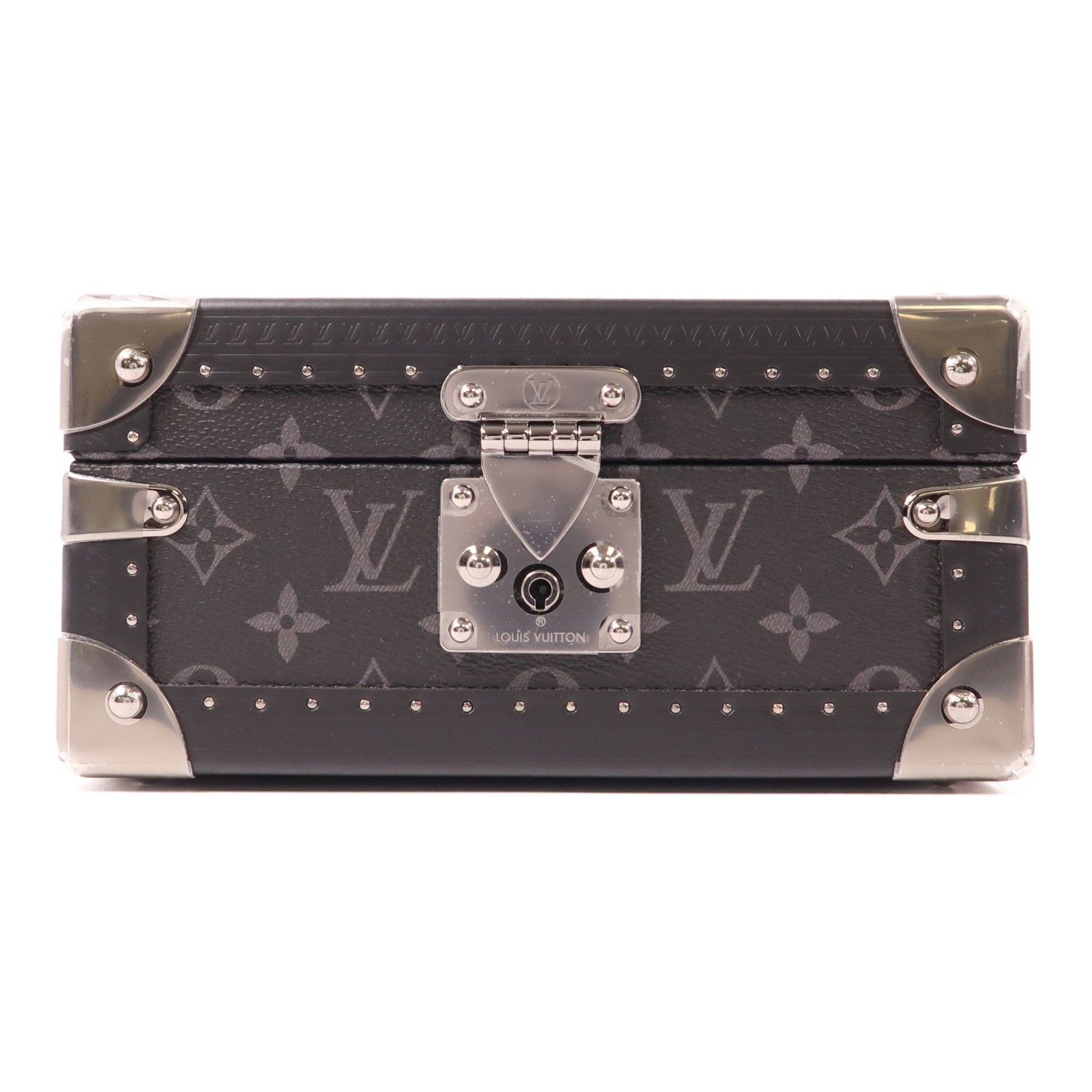 LOUIS VUITTON Monogram Eclipse Coffret Joaillerie銀扣珠寶盒