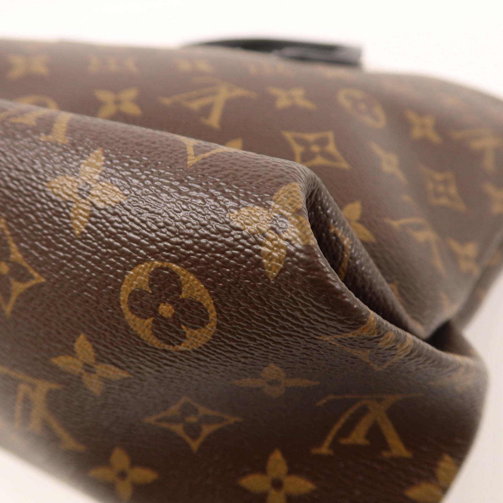 LOUIS VUITTON Monogram Flower Zip MM金扣手挽肩背兩用袋