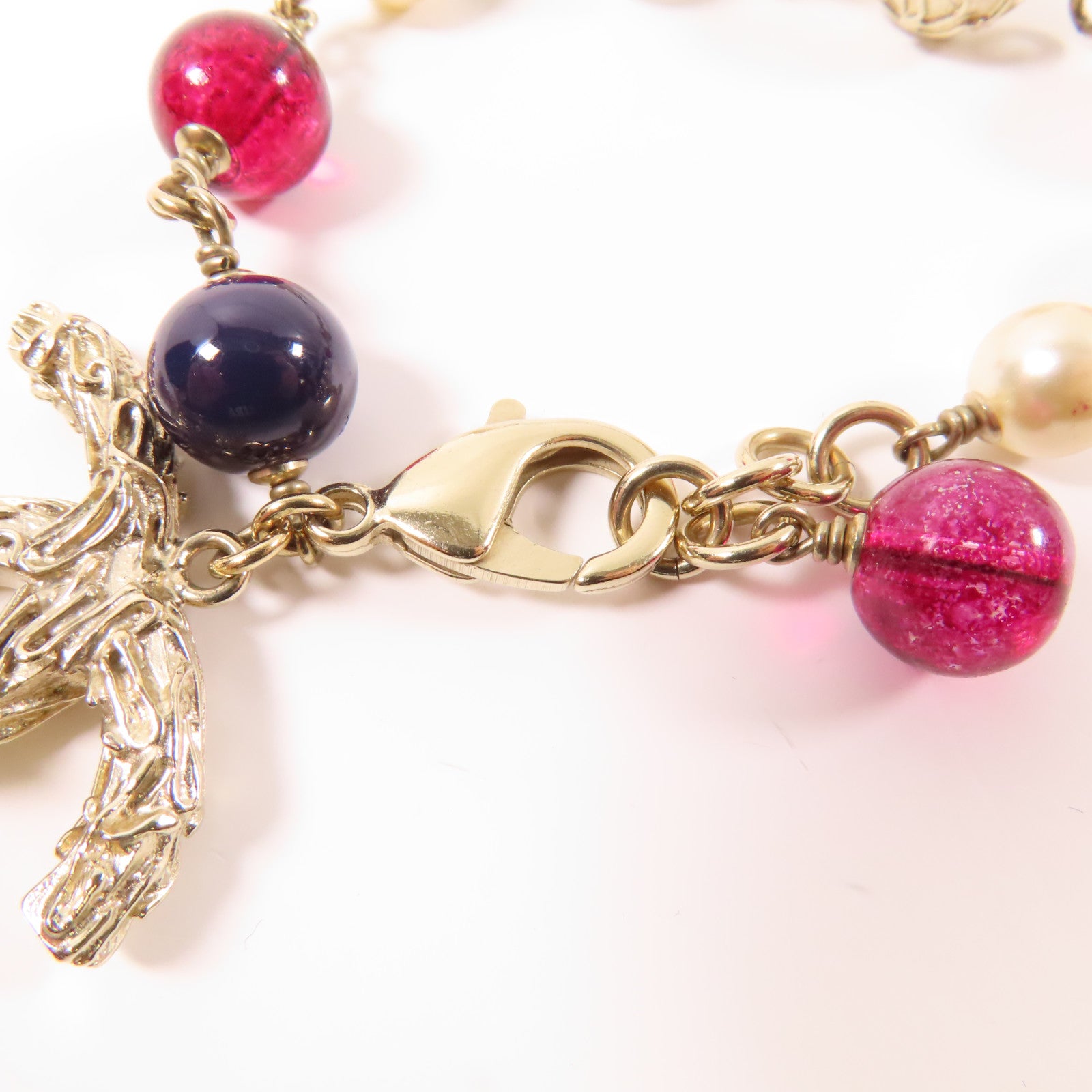 CHANEL 金屬Bracelet手鏈金色/紅色/藍色