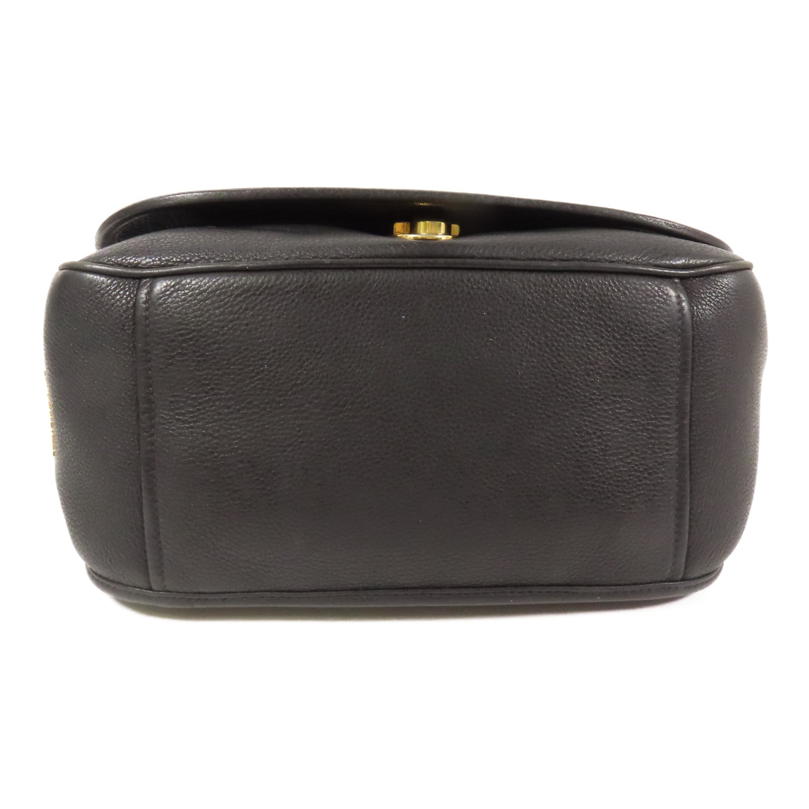 PRADA 牛皮皮革Shoulder Bag 金扣肩背袋