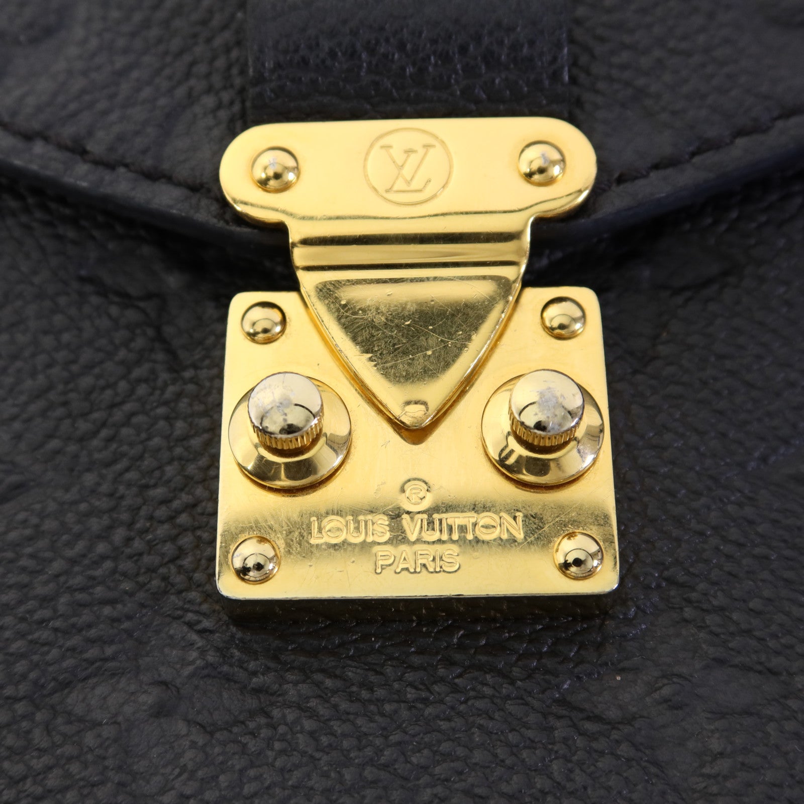 LOUIS VUITTON Monogram Empreinte Pochette Metis金扣手挽肩背兩用袋