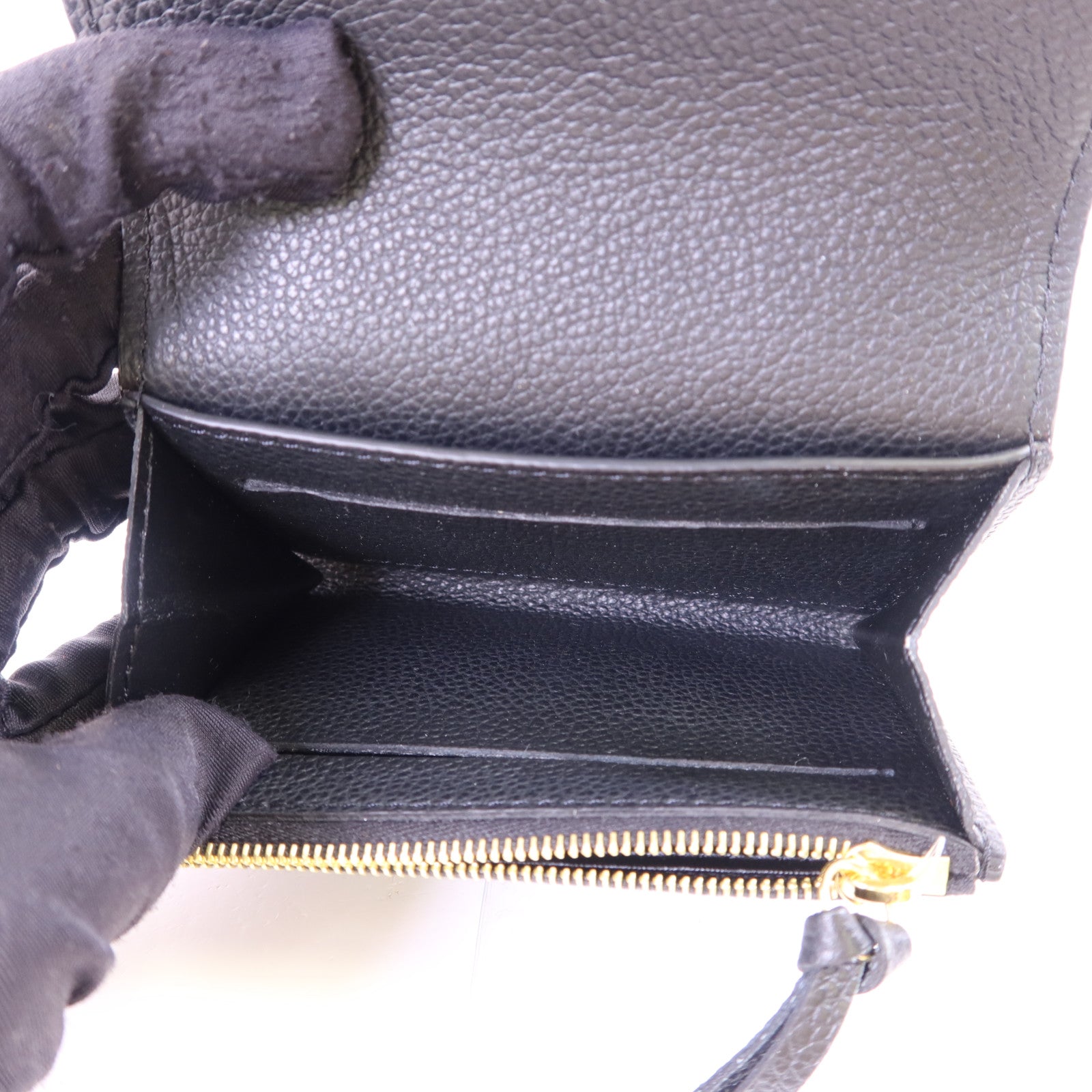 LOUIS VUITTON Monogram Empreinte Rosalie金扣零錢包