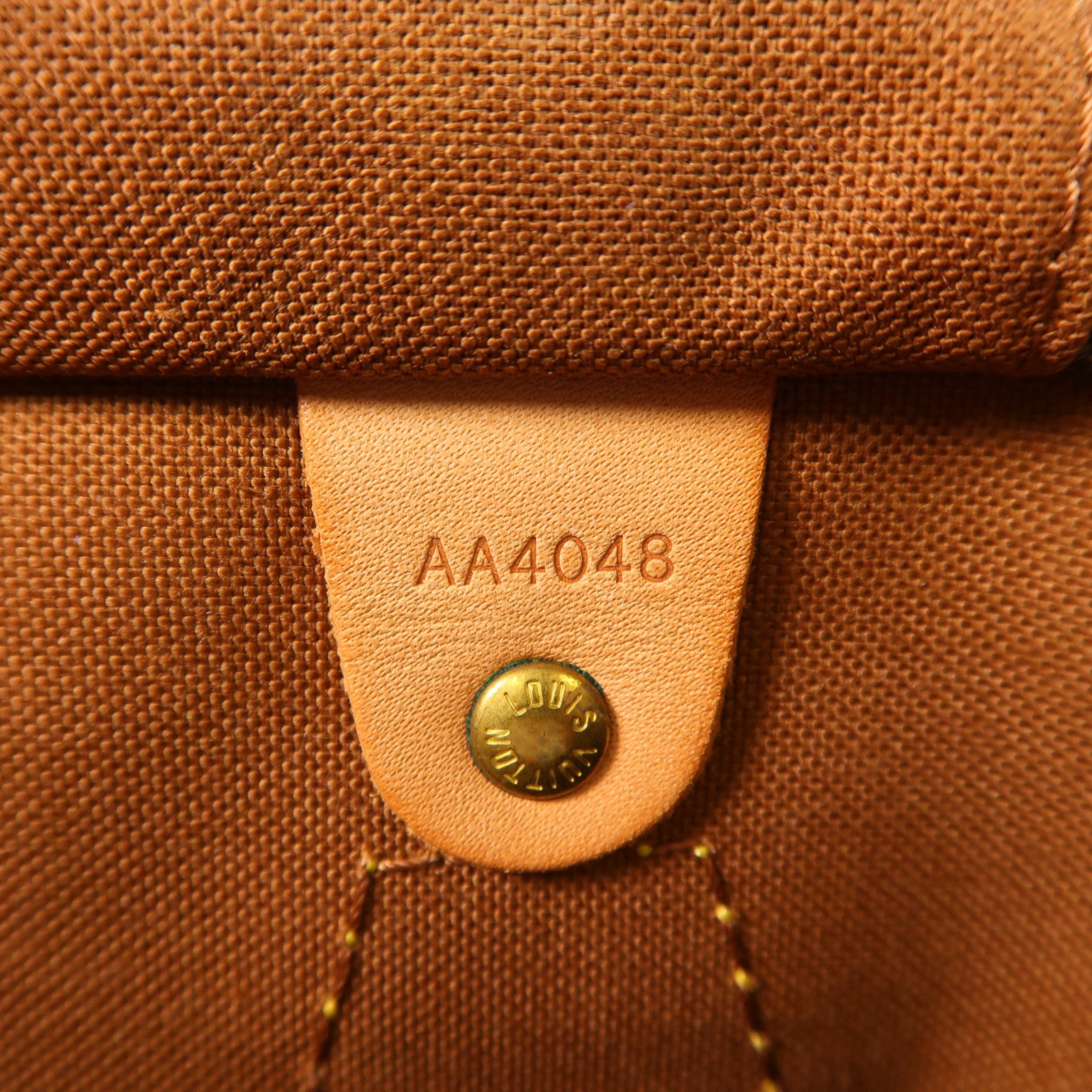 LOUIS VUITTON Monogram Speedy 35金扣手挽袋