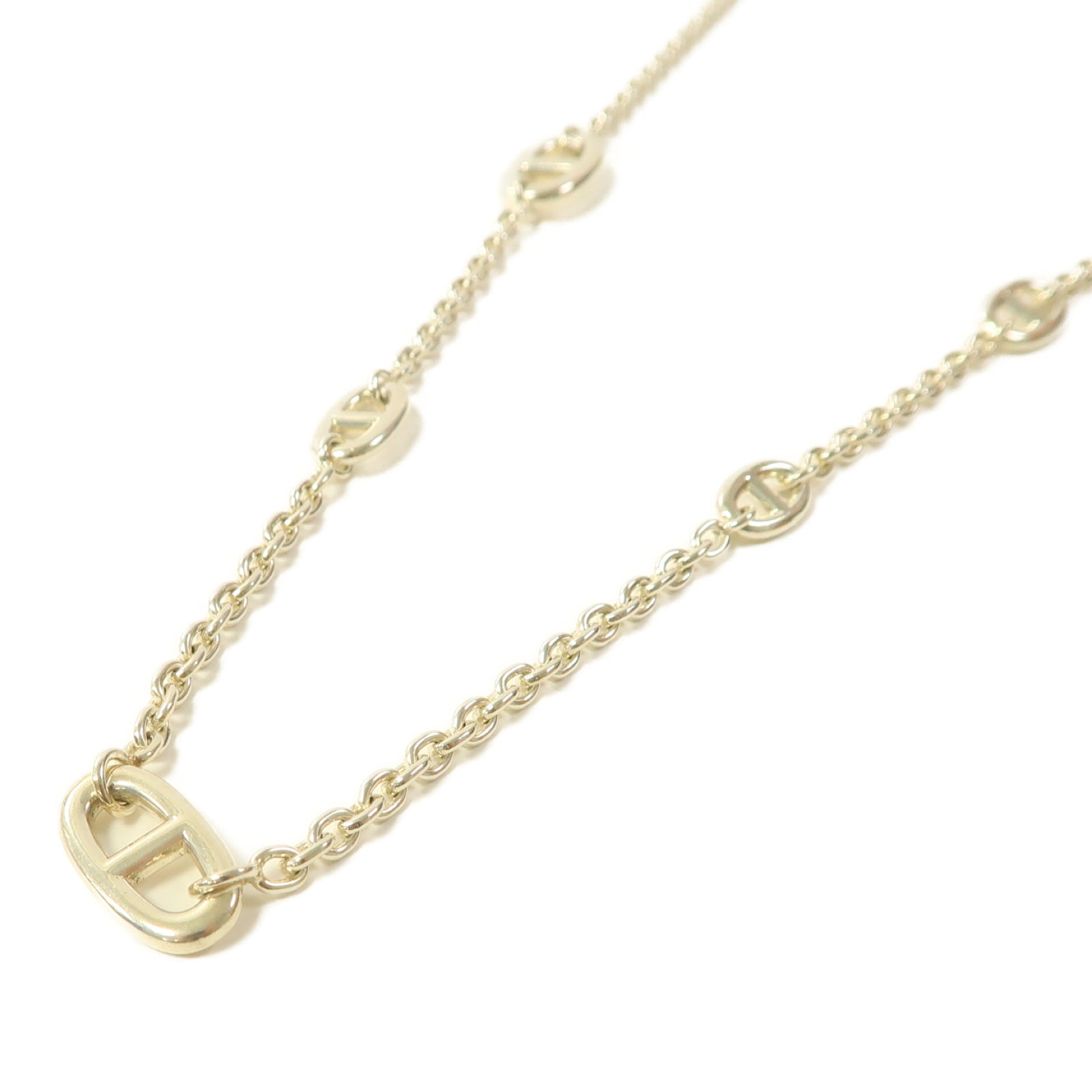 HERMES 925純銀Farandole Necklace項鏈銀色