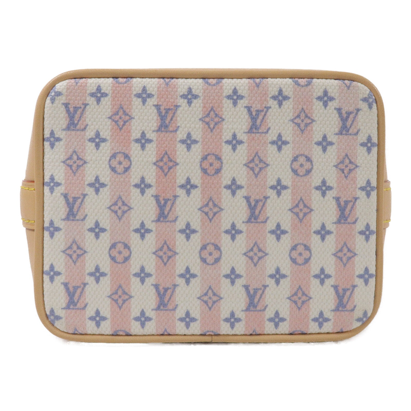 LOUIS VUITTON Bicolor Monogram Nano Noe鏈帶手挽肩背兩用袋