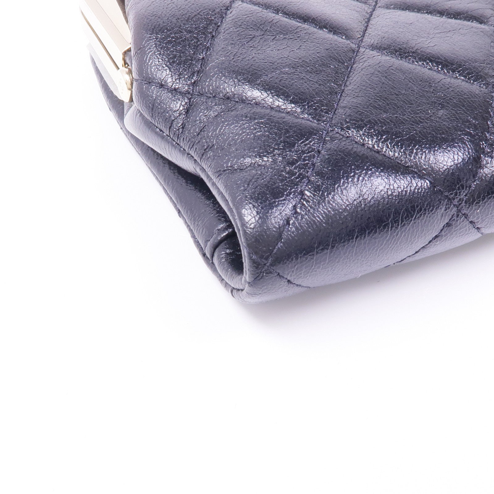 CHANEL 牛皮皮革Chain Shoulder金扣鏈帶肩背袋