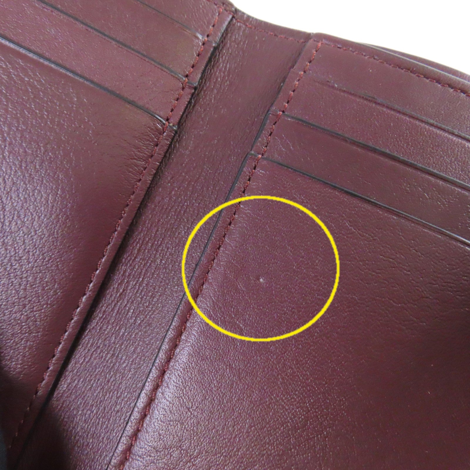 LOEWE 牛皮皮革Vertical Small wallet金扣短錢包紫色