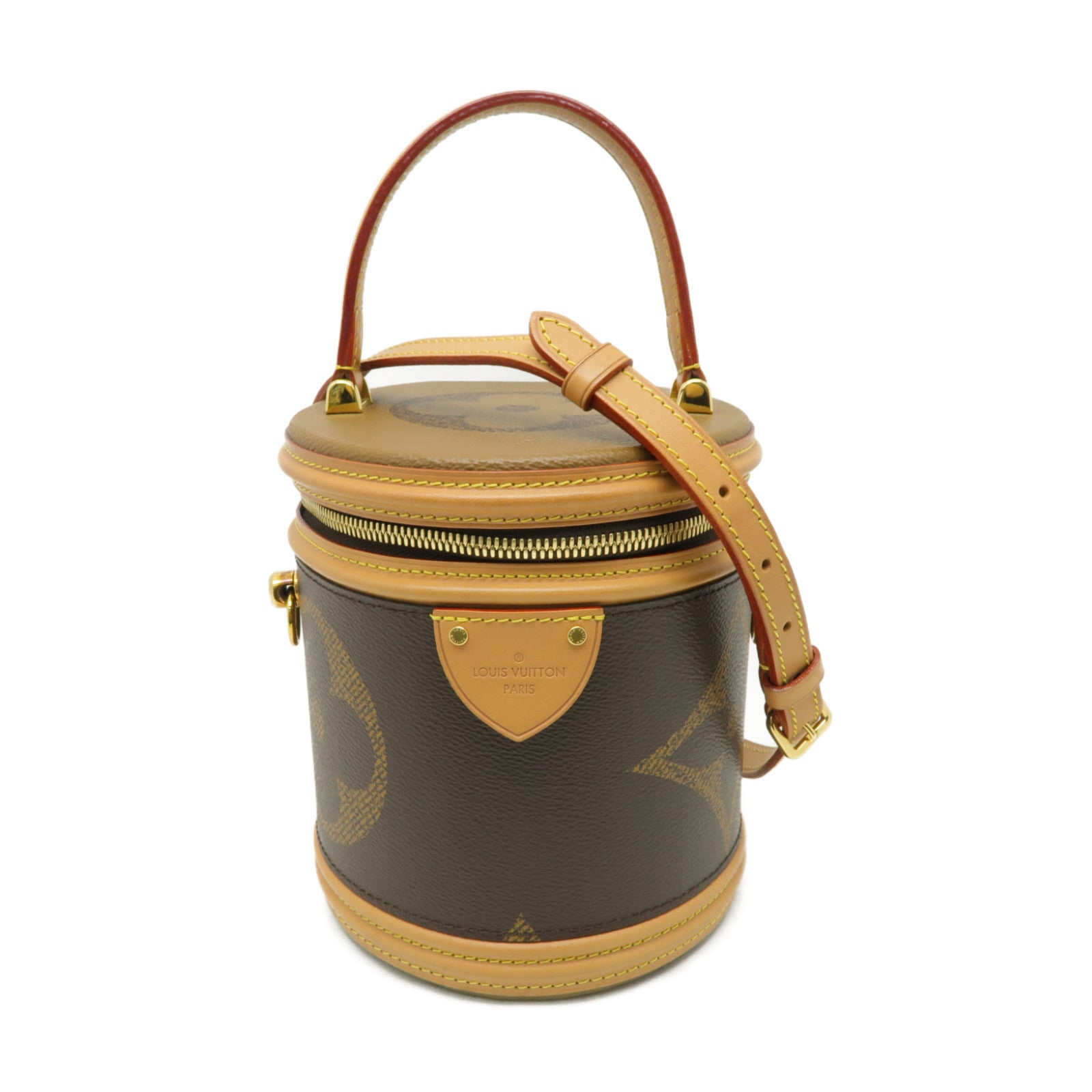 LOUIS VUITTON 【激減優惠】Monogram Giant Cannes Vanity金扣手挽肩背兩用袋棕色