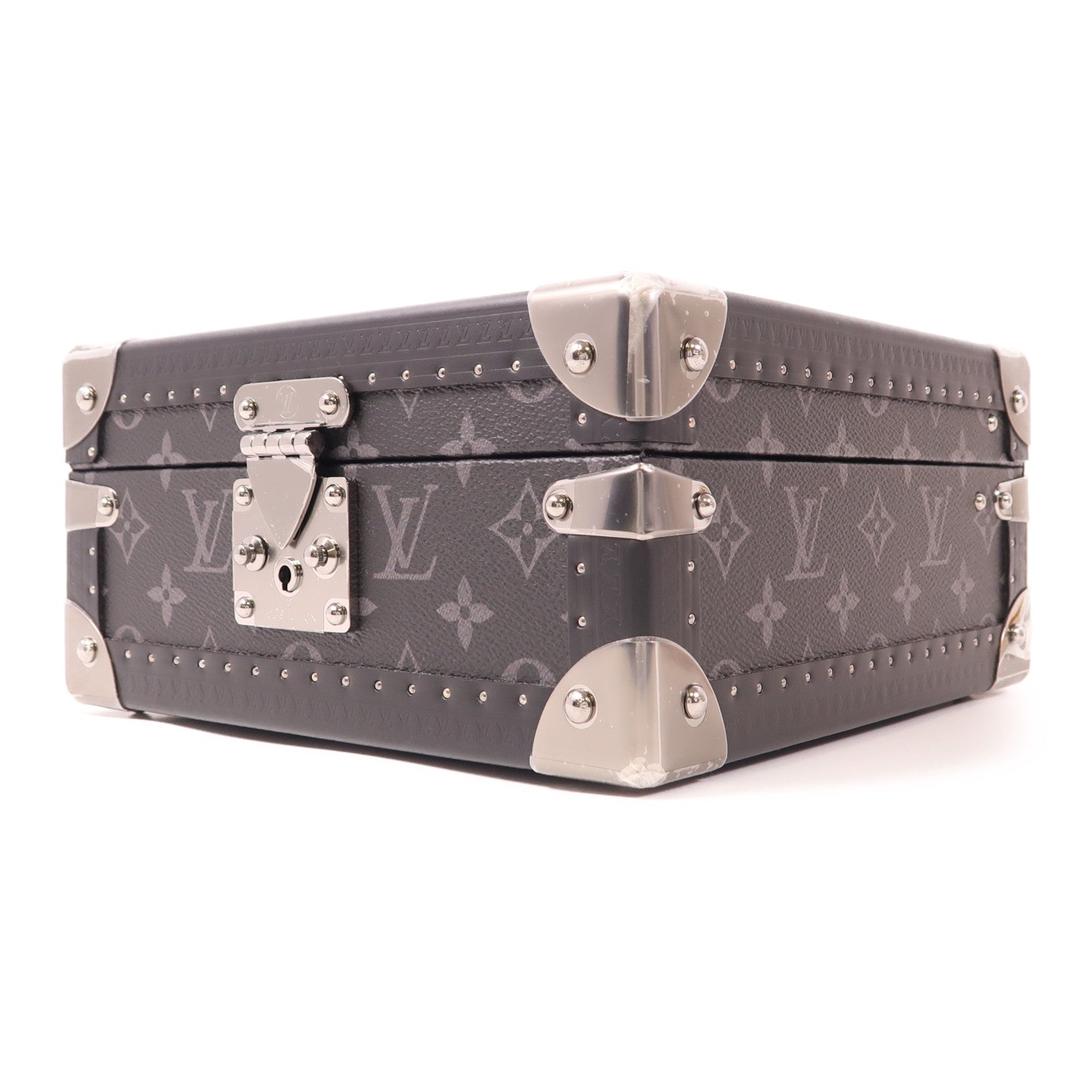LOUIS VUITTON Monogram Eclipse Coffret Joaillerie銀扣珠寶盒