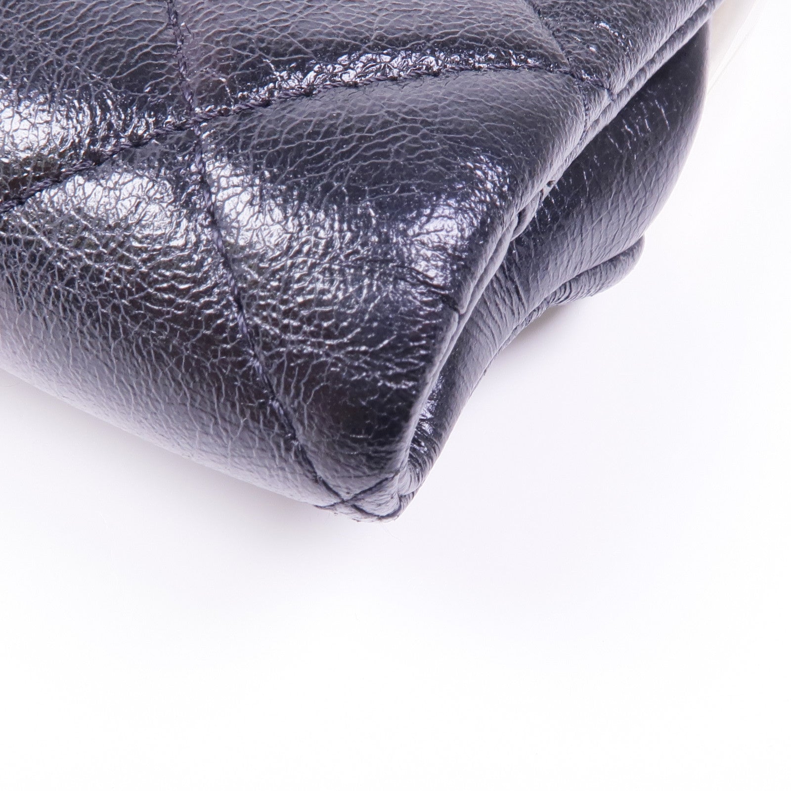 CHANEL 牛皮皮革Chain Shoulder金扣鏈帶肩背袋