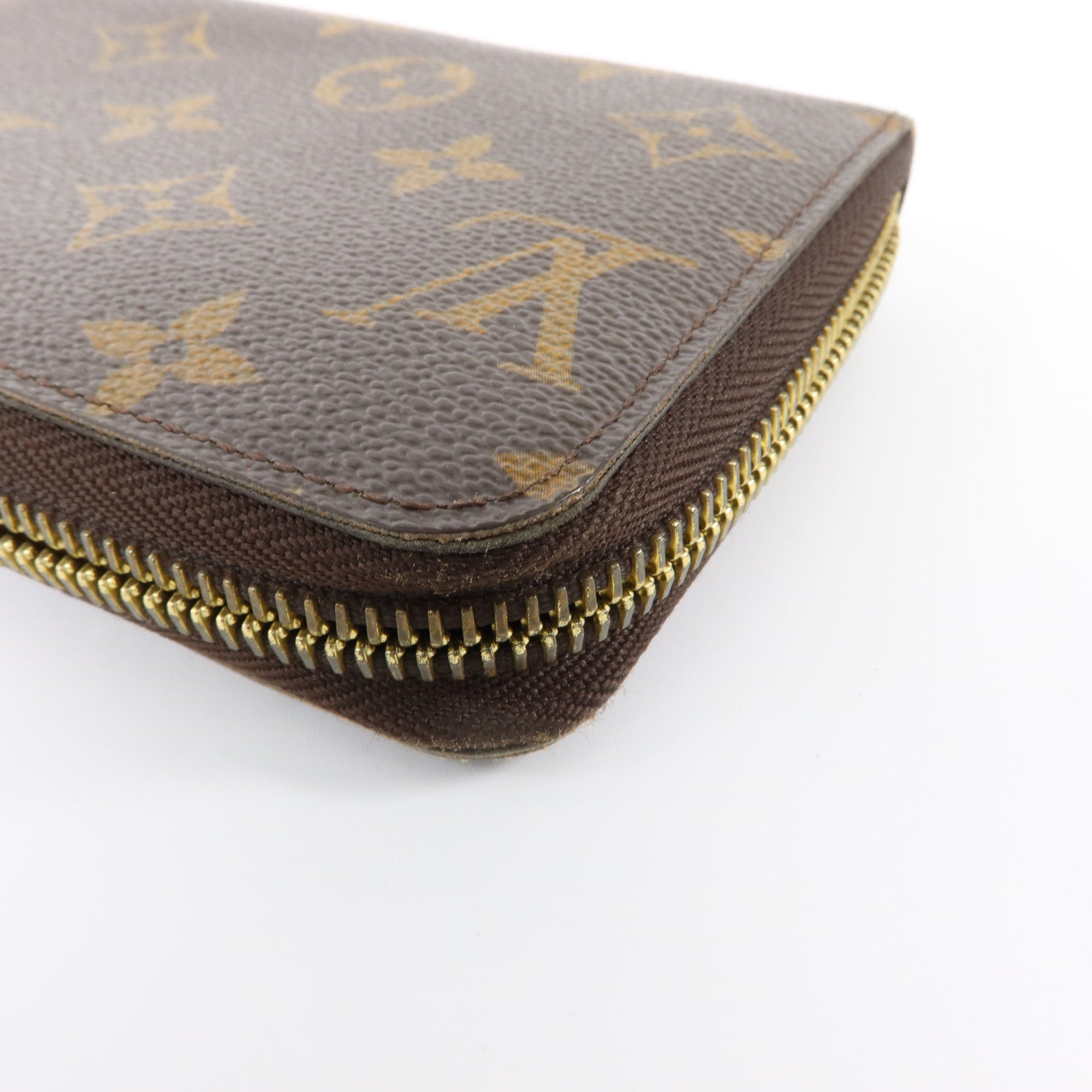 LOUIS VUITTON Monogram Zipper Long Wallet金扣長錢包