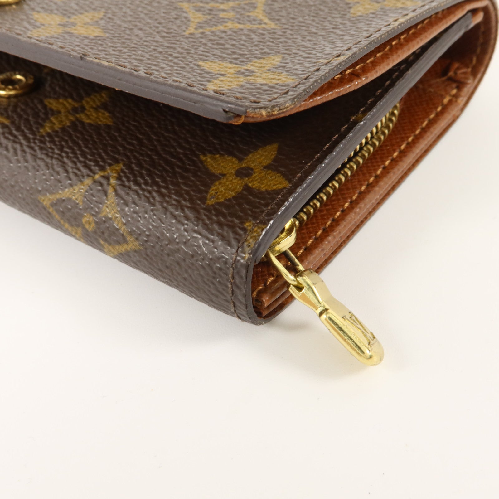 LOUIS VUITTON Monogram Porte Monnaie金扣錢包