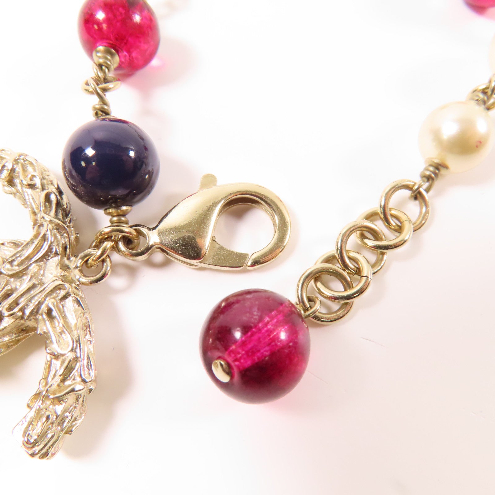 CHANEL 金屬Bracelet手鏈金色/紅色/藍色