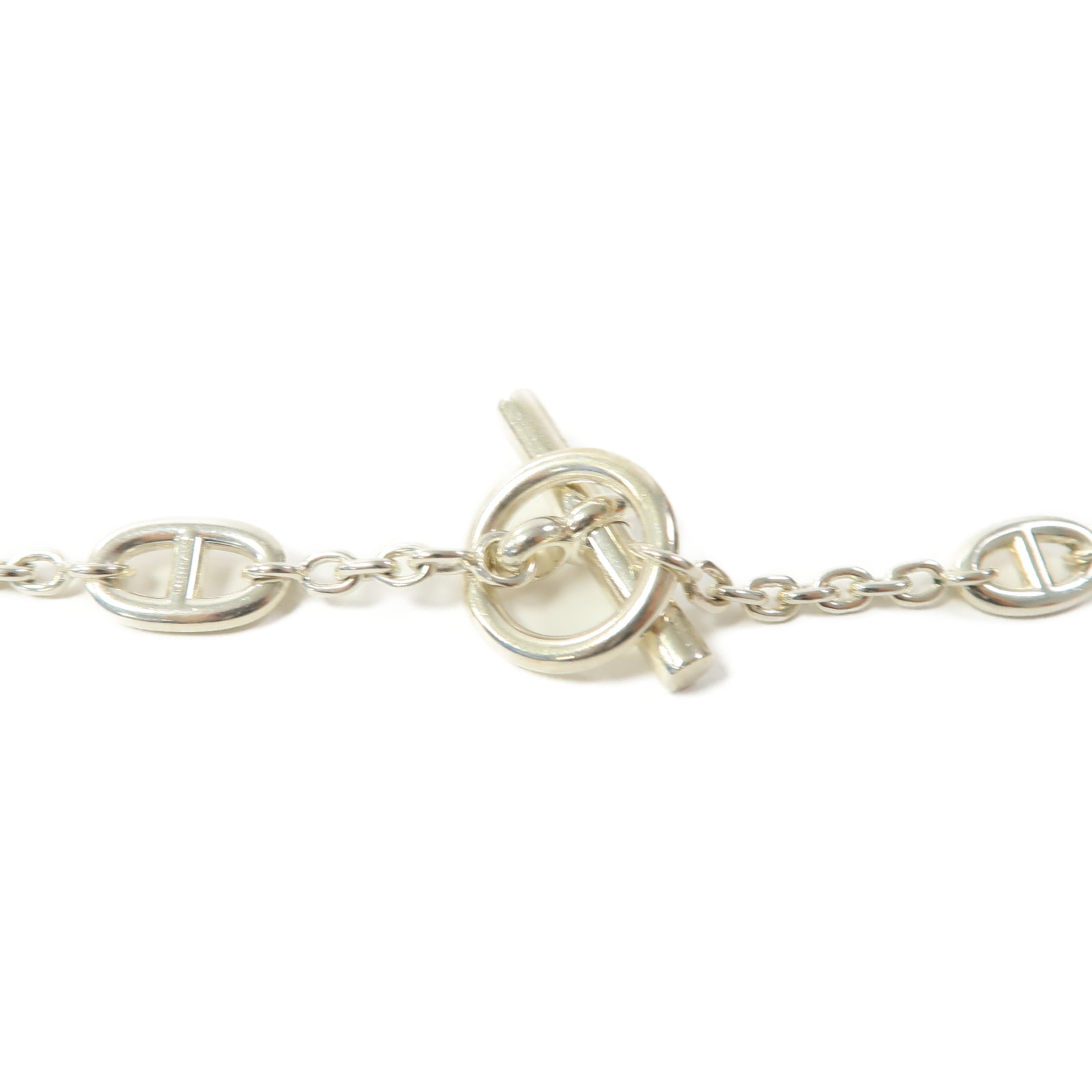 HERMES 925純銀Farandole Necklace項鏈銀色
