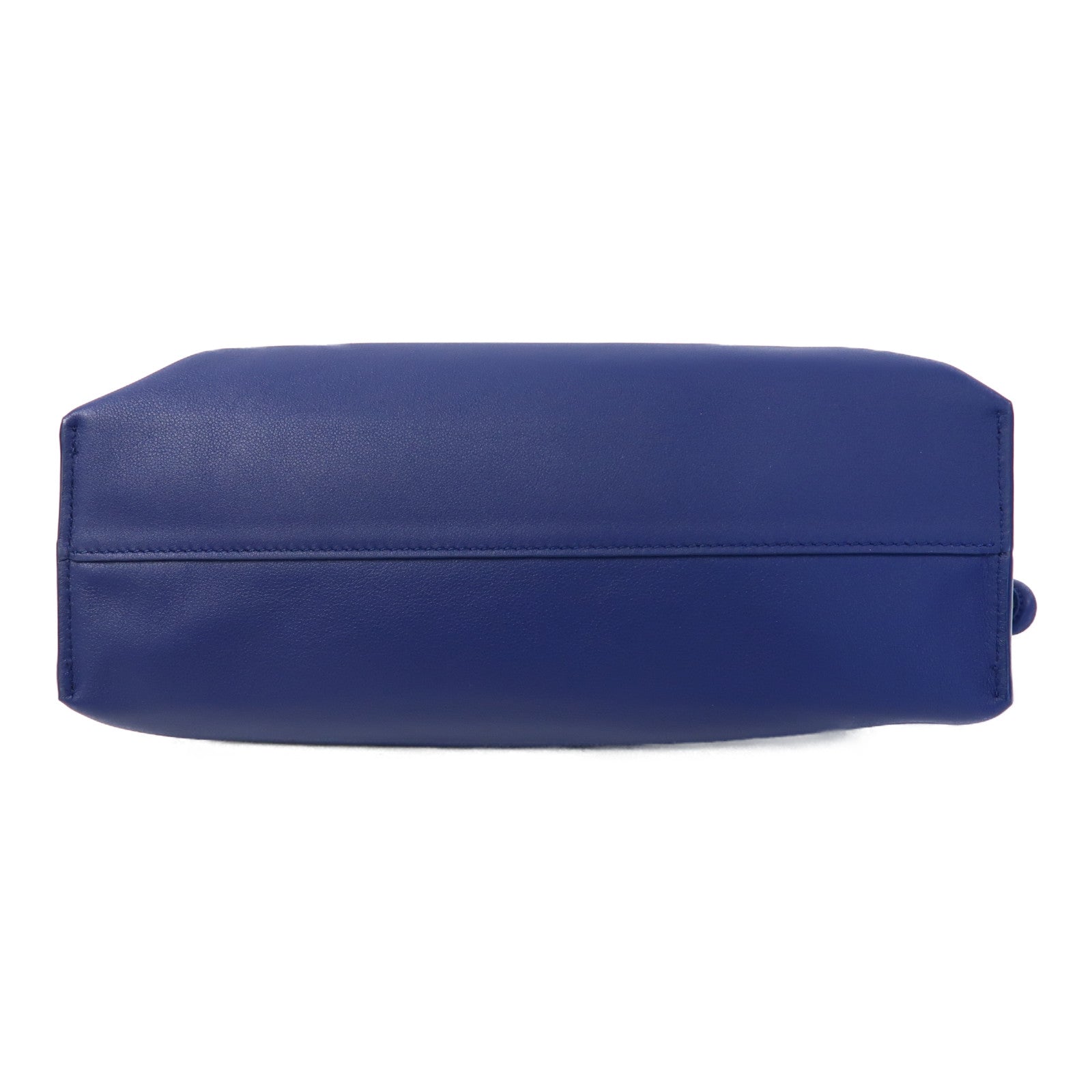 LOEWE 牛皮皮革Medium Flamenco Clutch肩背袋藍色