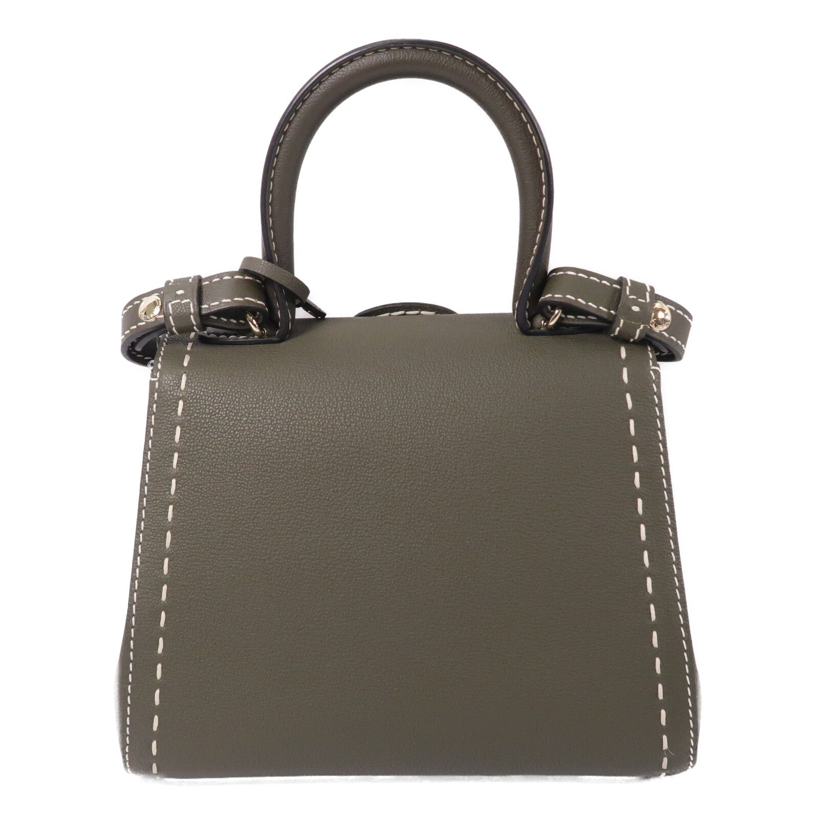 Delvaux 牛皮皮革Brillant Mini手挽肩背兩用袋