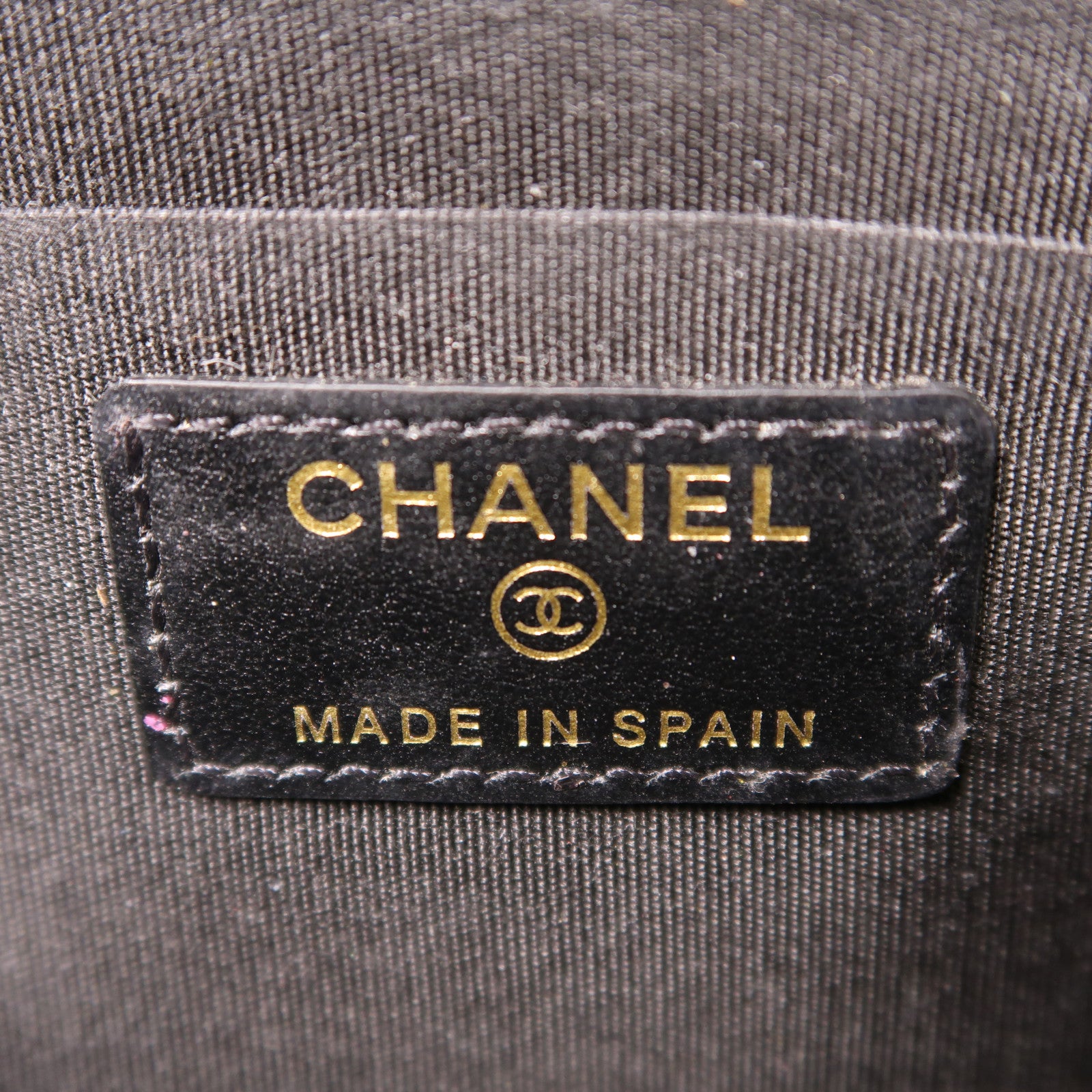 CHANEL 牛皮皮革Long Wallet金扣長錢包