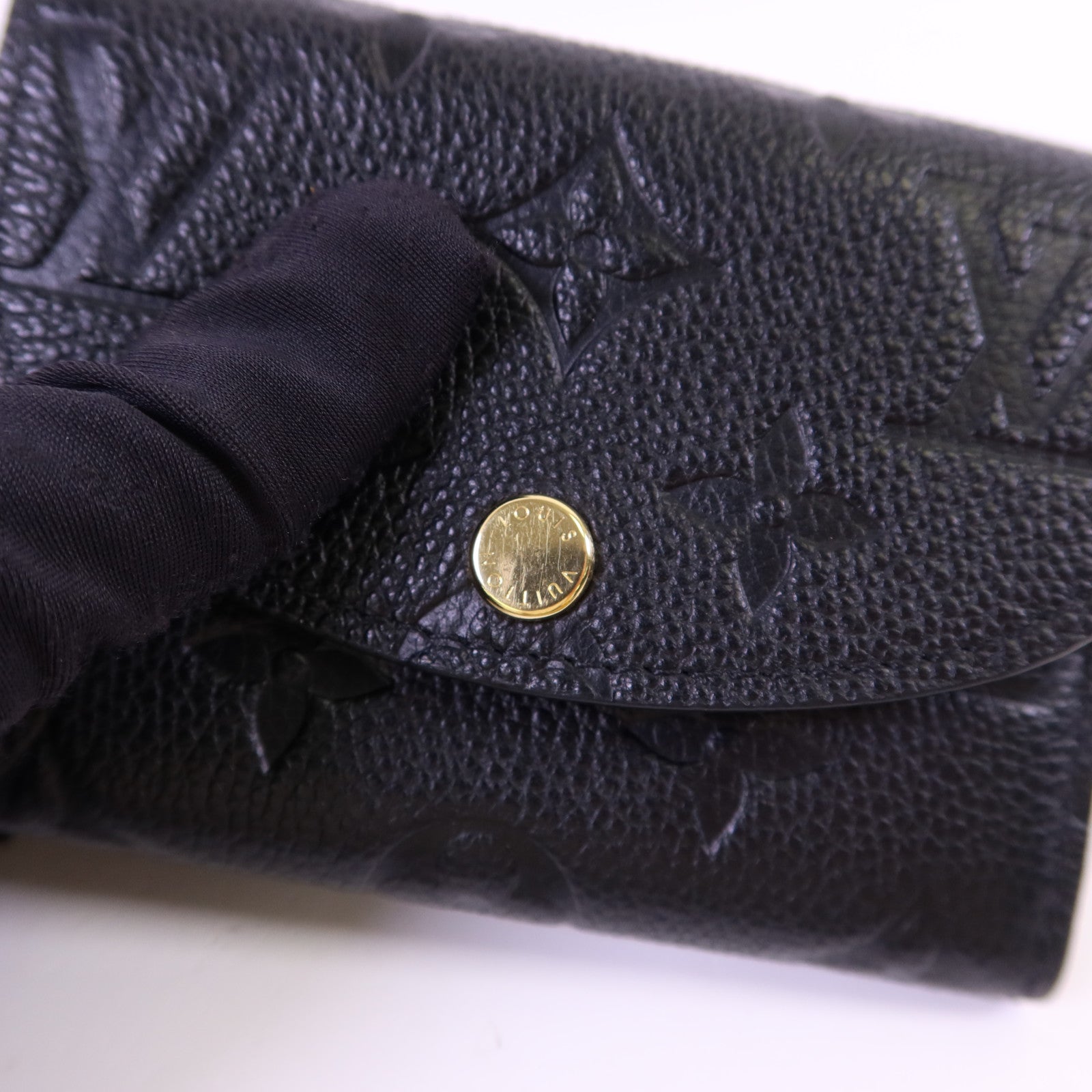 LOUIS VUITTON Monogram Empreinte Rosalie金扣零錢包
