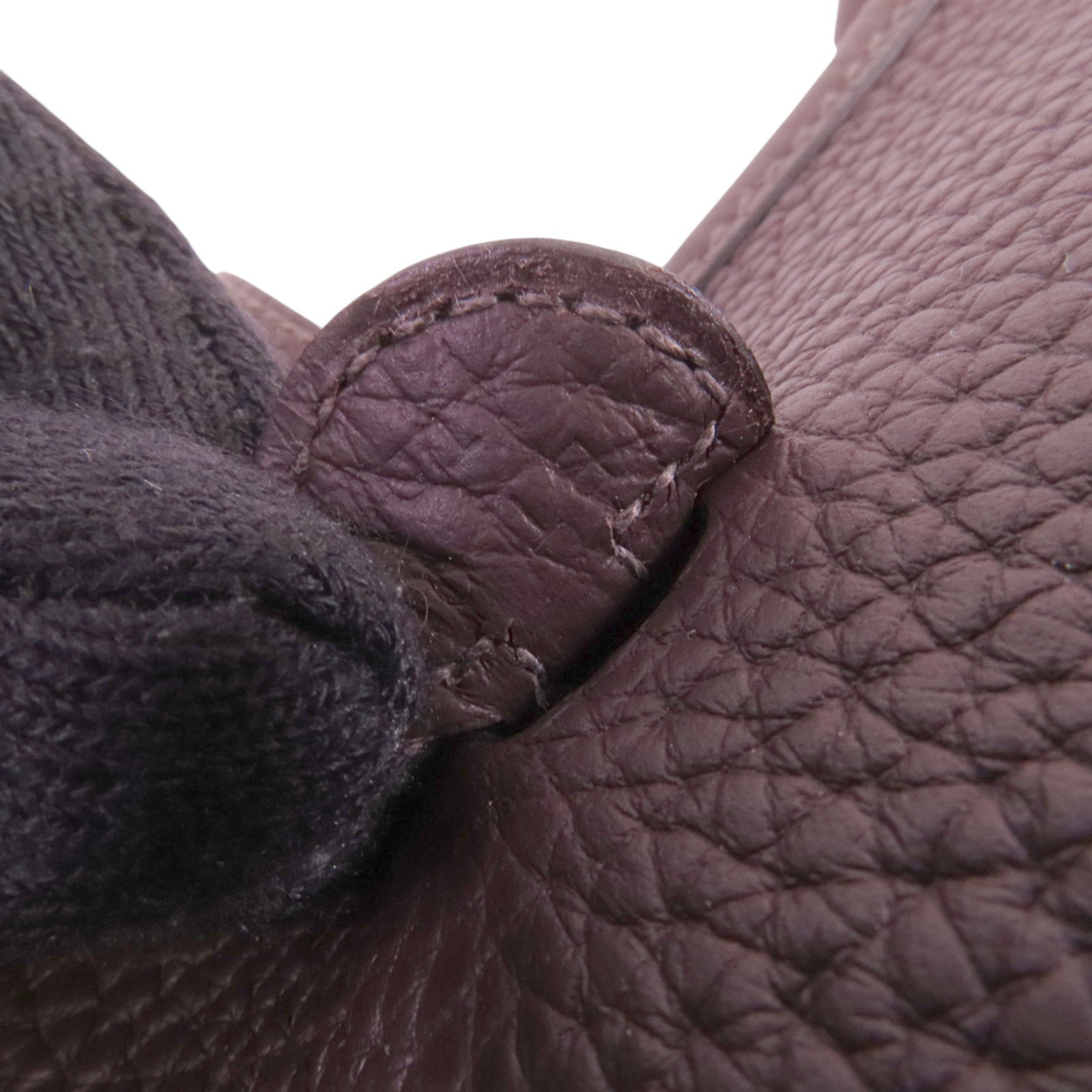 HERMES Clemence皮革Evelyne TPM銀扣肩背袋