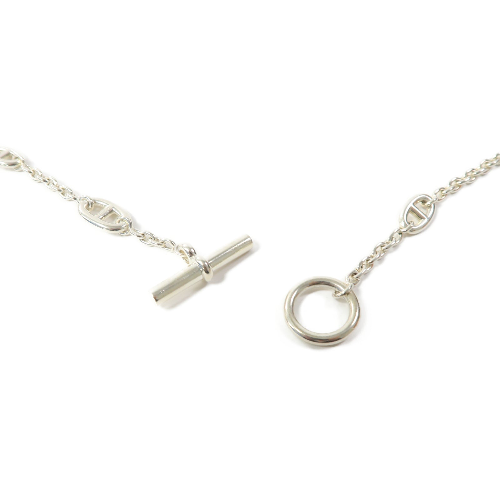 HERMES 925純銀Farandole Necklace項鏈銀色