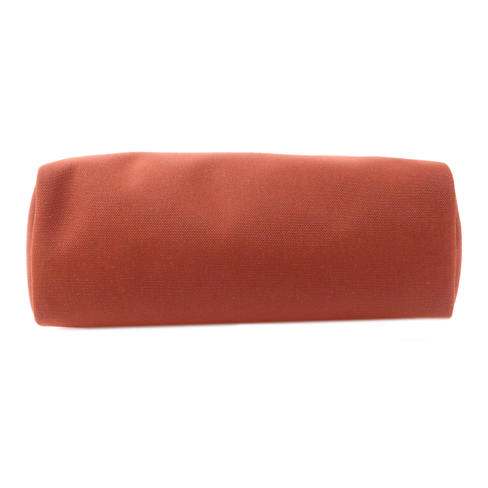 HERMES 帆布Herbag PM金扣手挽肩背兩用袋Rouge H紅色