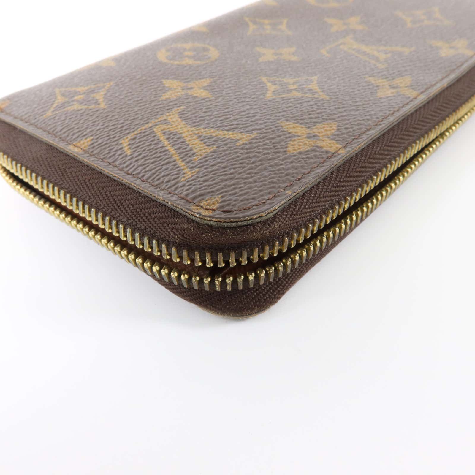 LOUIS VUITTON Monogram Zipper Long Wallet金扣長錢包